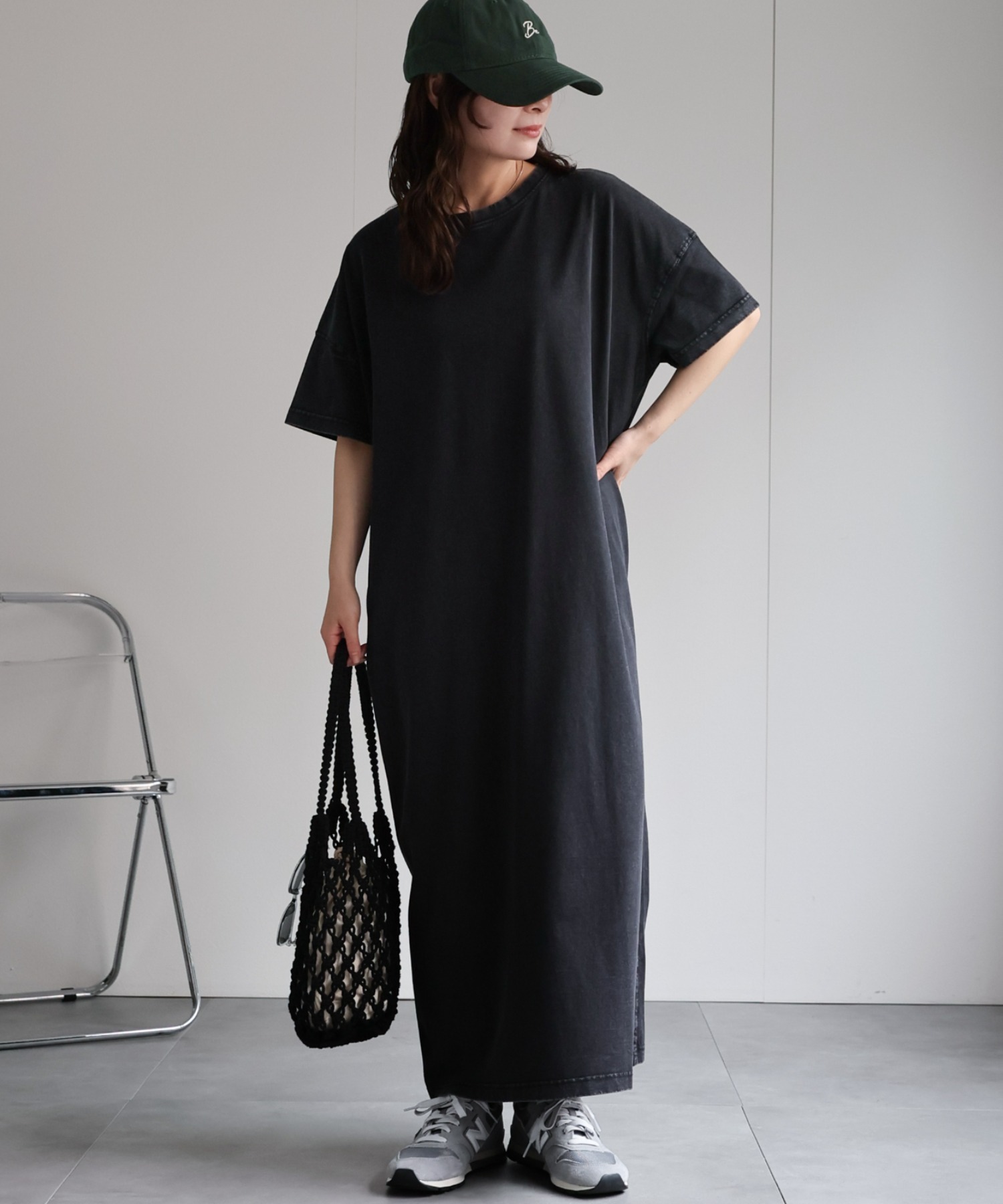model：156cm 着用サイズ：FREE