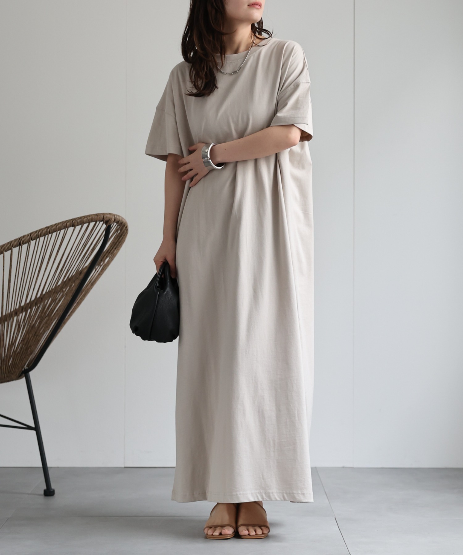 model：156cm 着用サイズ：FREE