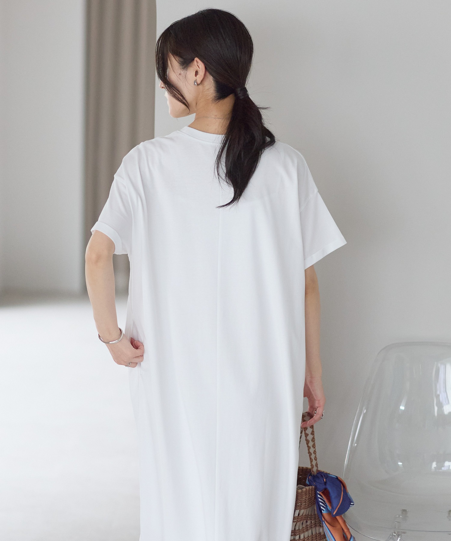 model：161cm 着用サイズ：LARGE