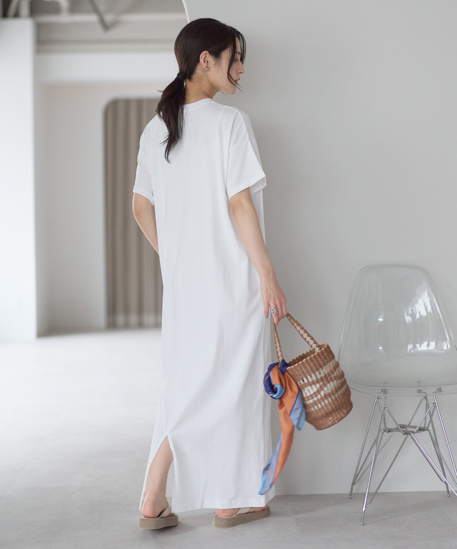 model：161cm 着用サイズ：LARGE