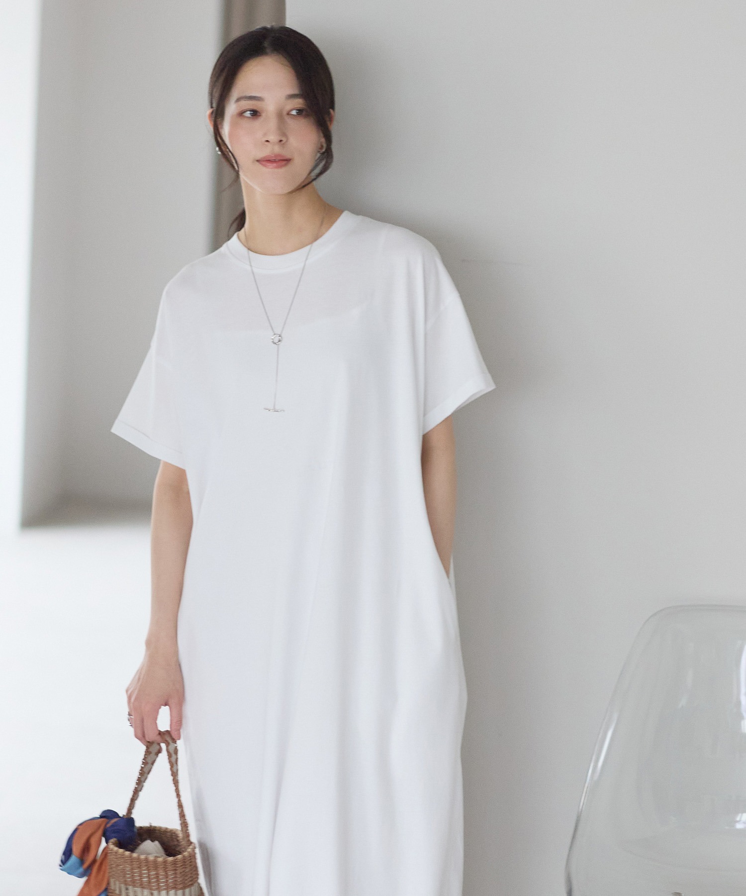 model：161cm 着用サイズ：LARGE