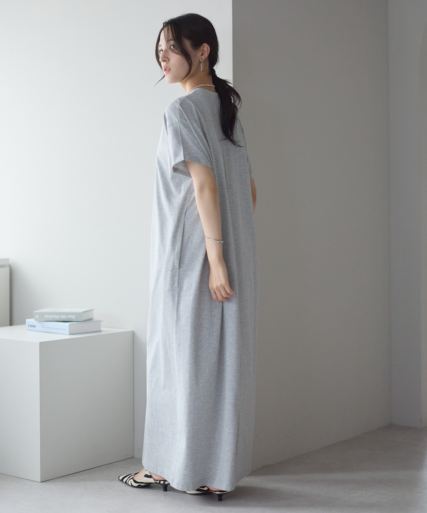 model：161cm 着用サイズ：LARGE