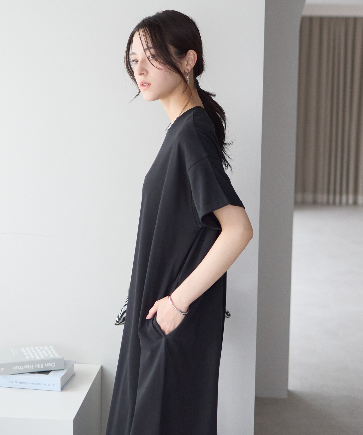 model：161cm 着用サイズ：LARGE