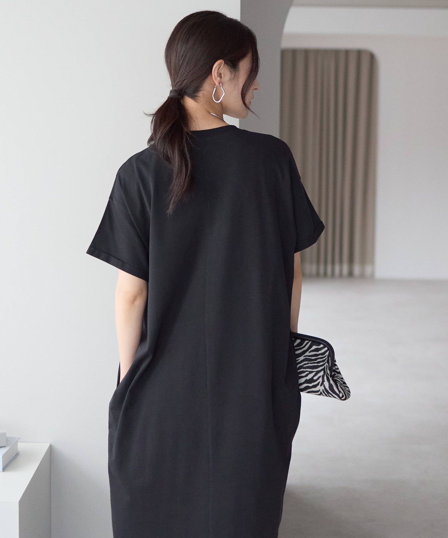 model：161cm 着用サイズ：LARGE