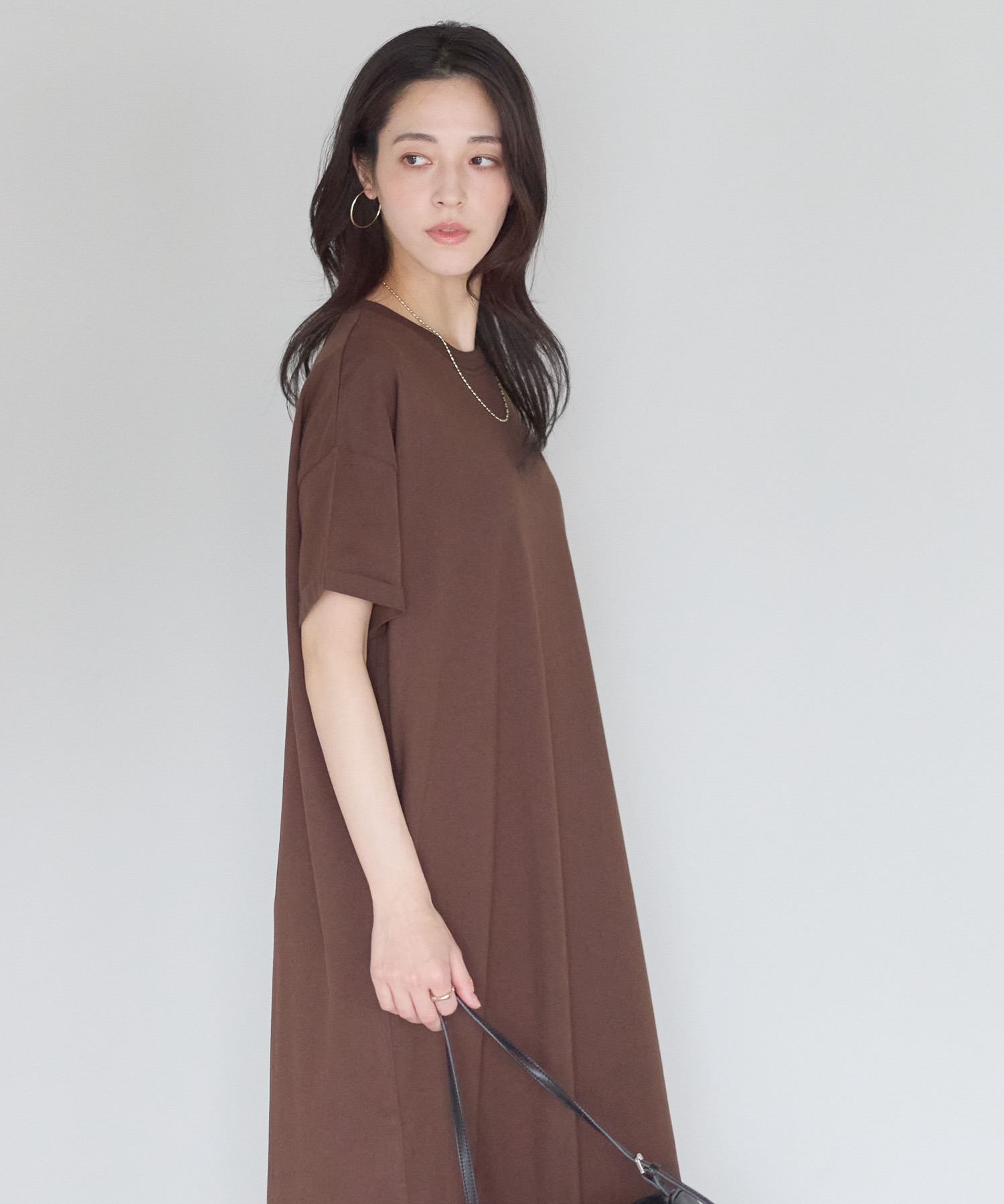 model：161cm 着用サイズ：LARGE