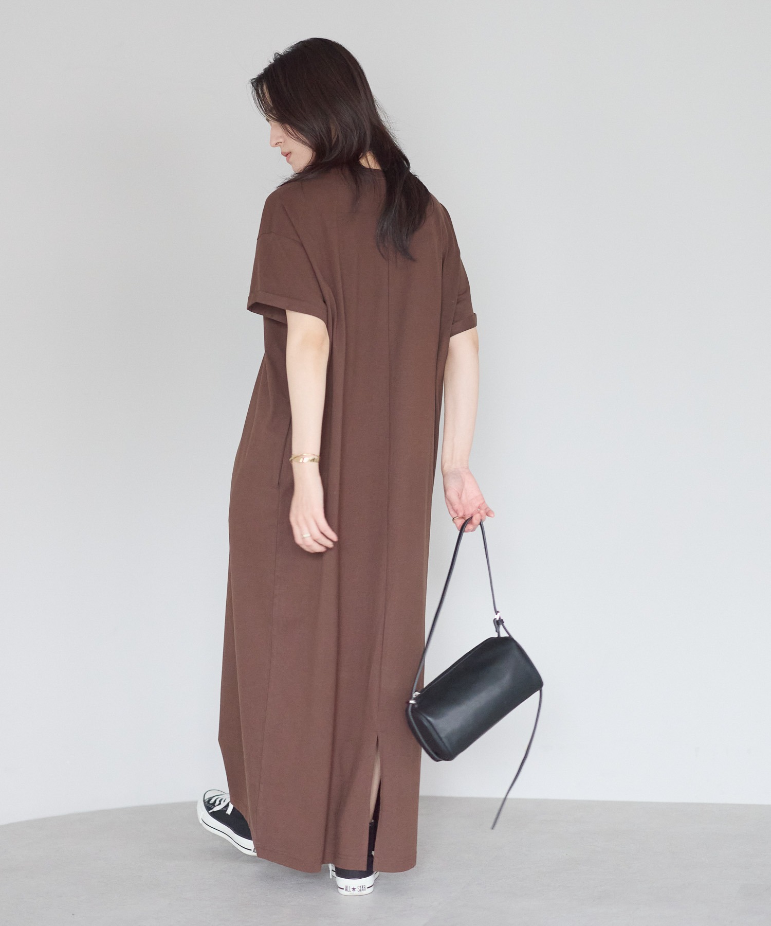 model：161cm 着用サイズ：LARGE