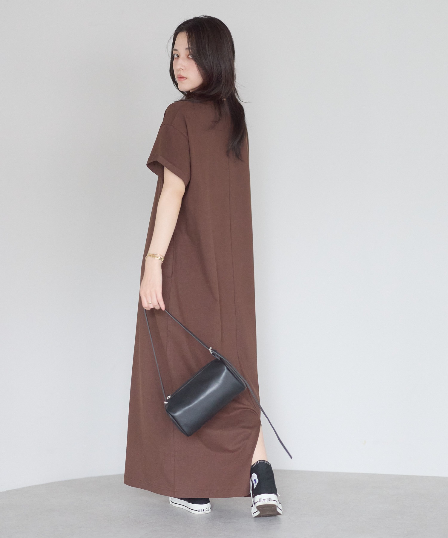 model：161cm 着用サイズ：LARGE