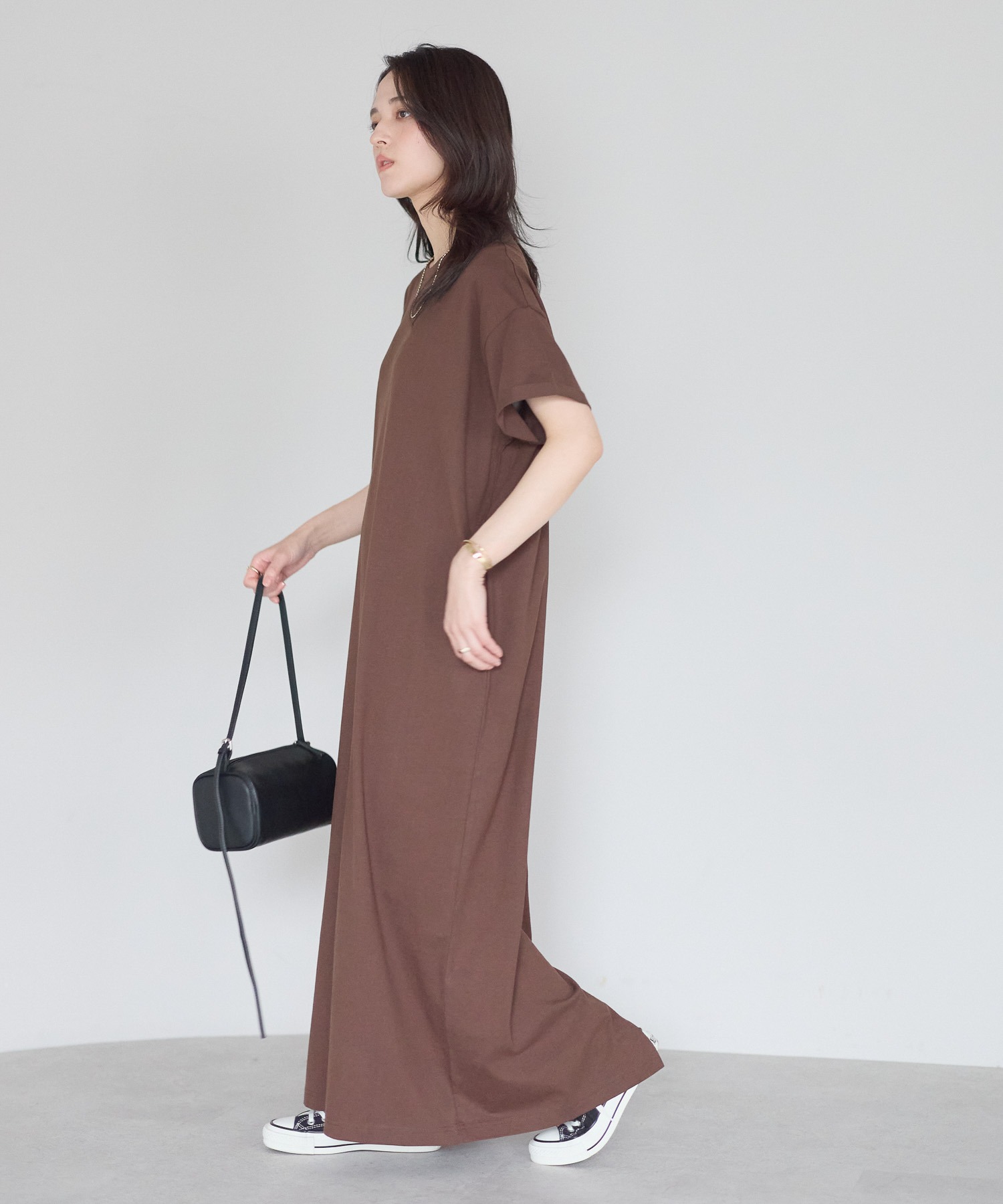 model：161cm 着用サイズ：LARGE