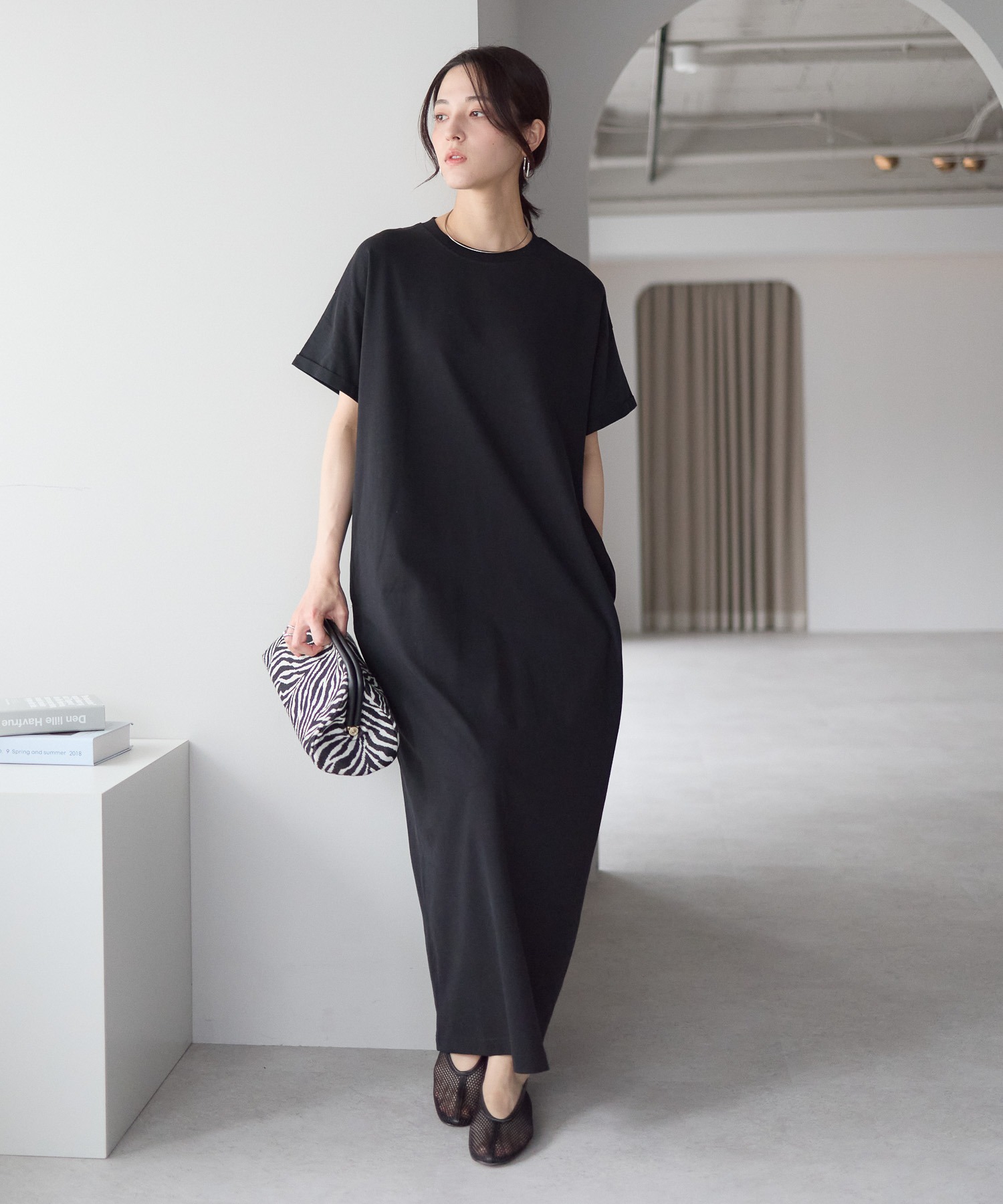 model：161cm 着用サイズ：LARGE