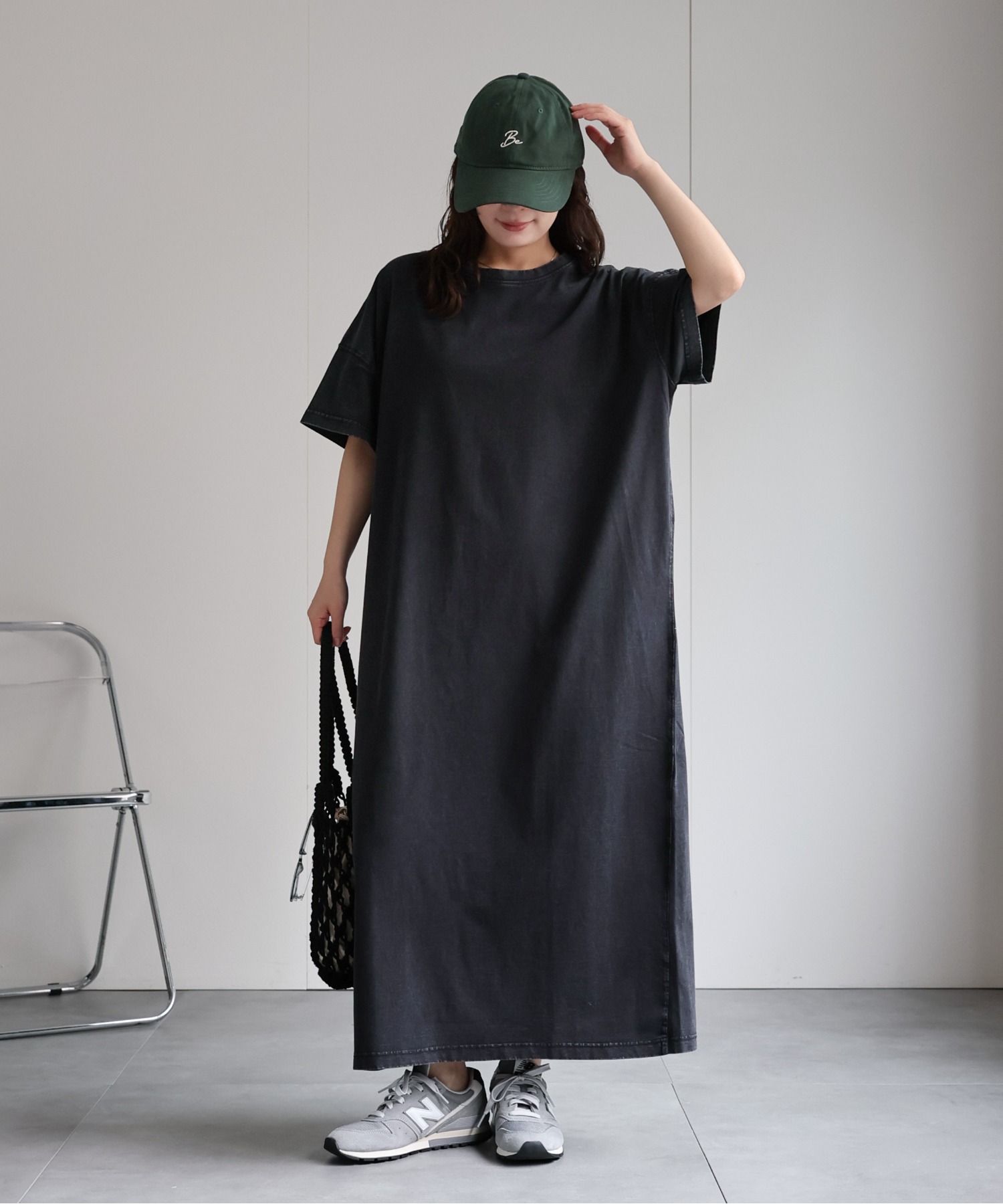 model：156cm 着用サイズ：FREE