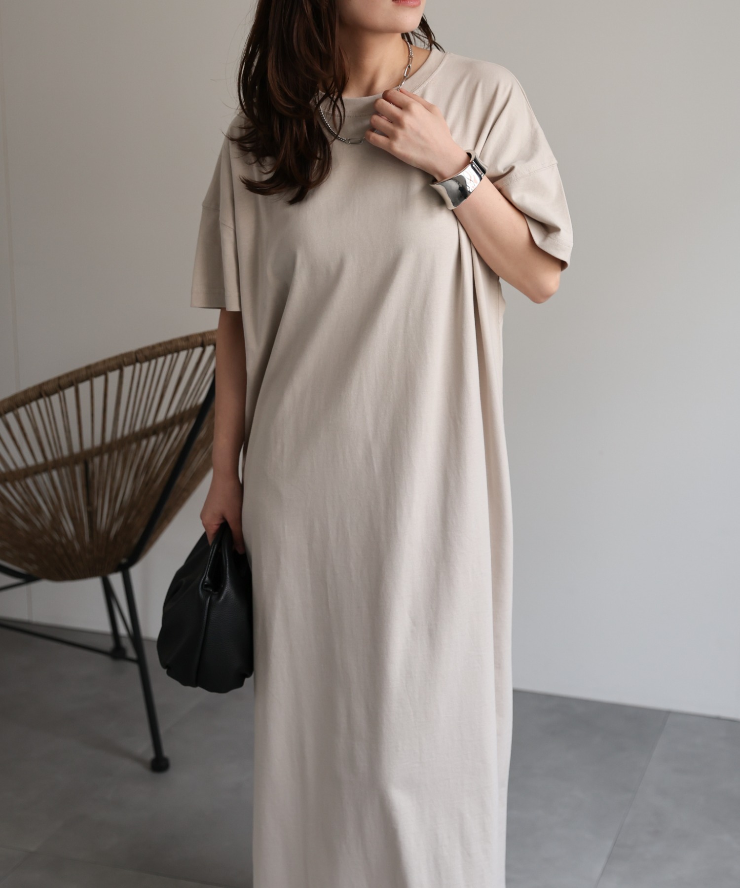 model：156cm 着用サイズ：FREE