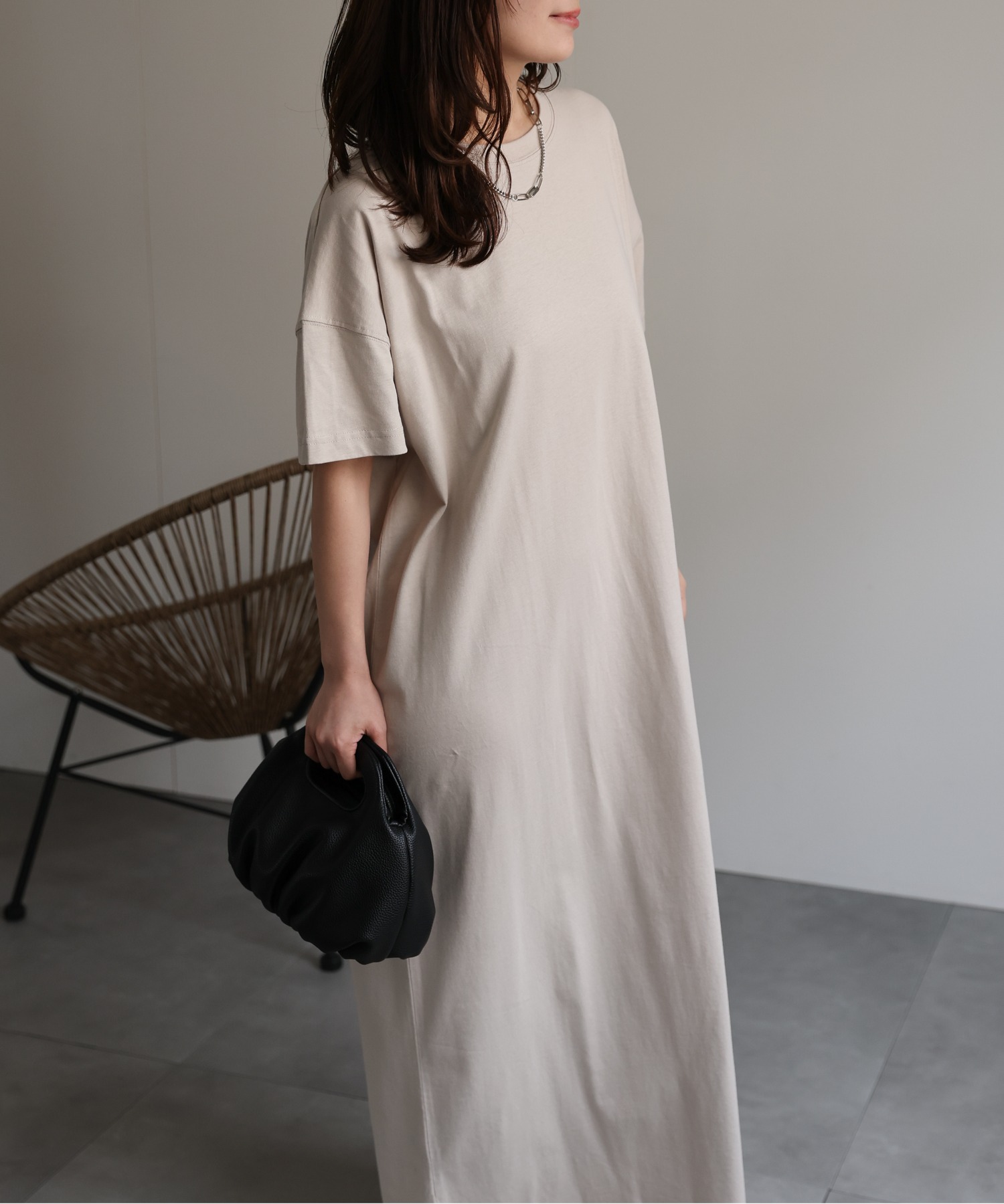 model：156cm 着用サイズ：FREE