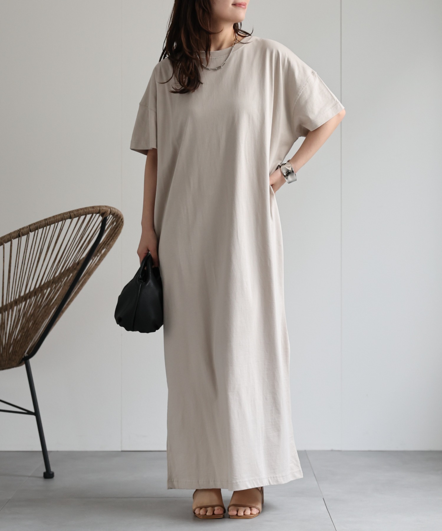 model：156cm 着用サイズ：FREE