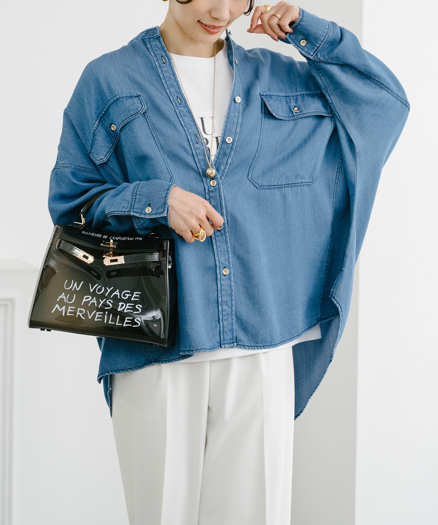 デニムドルマンオーバーシャツ Emma Taylor│STYLEDOOR スタイルドア