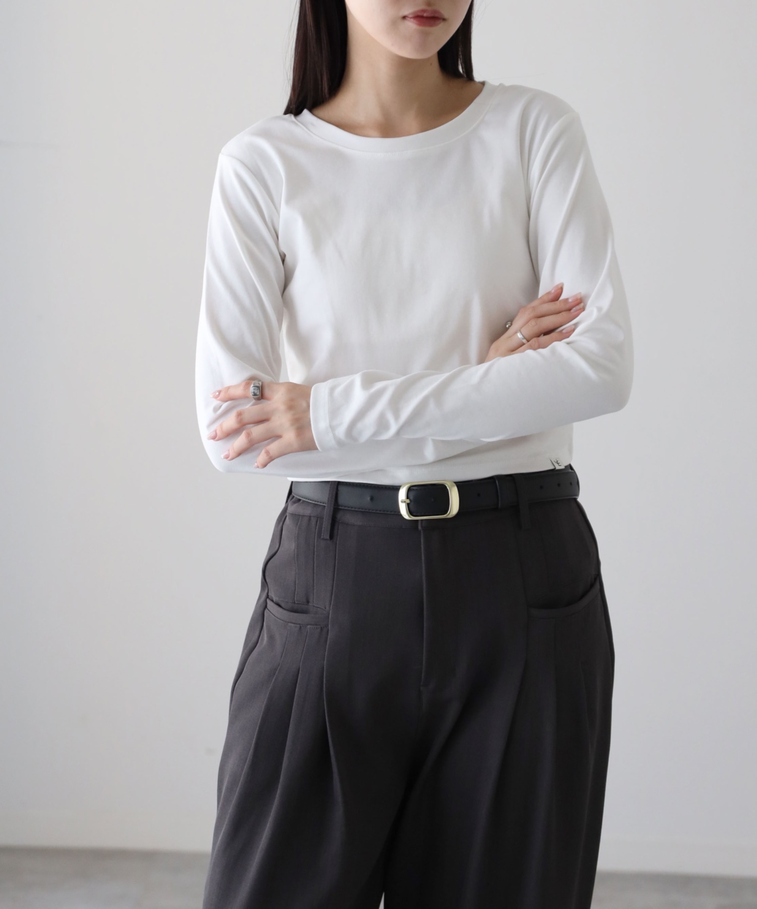 model：164cm. 着用サイズ：FREE