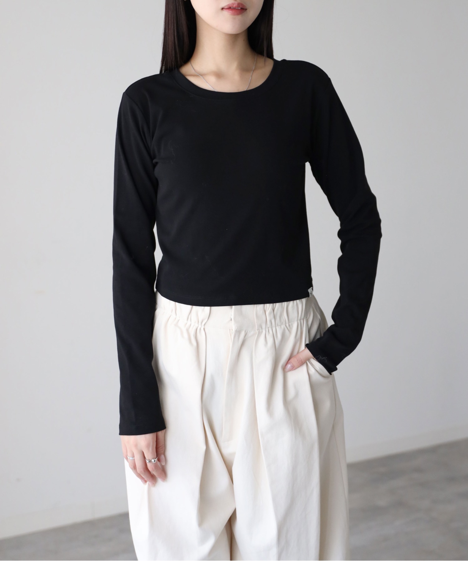 model：164cm. 着用サイズ：FREE