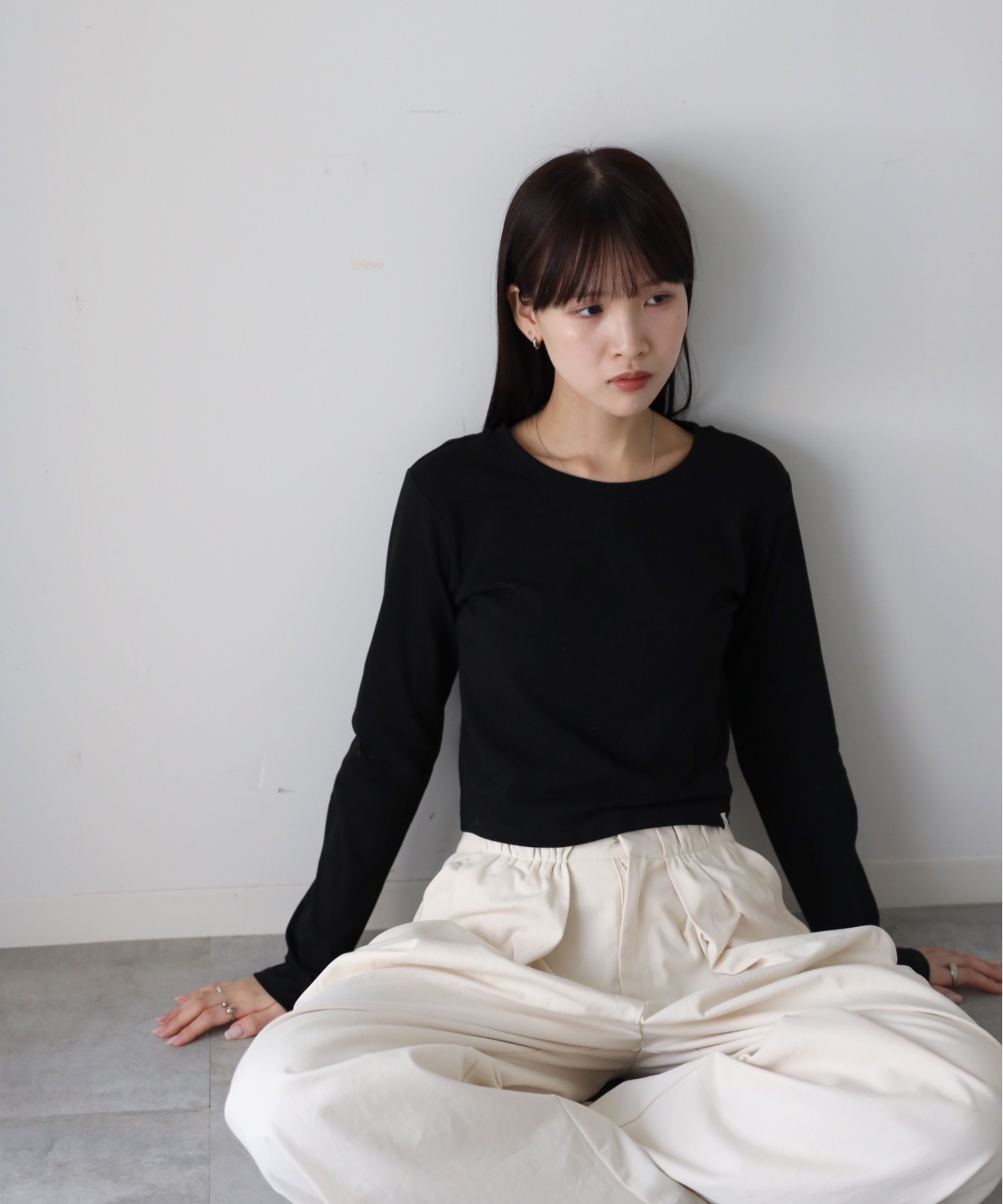 model：164cm. 着用サイズ：FREE