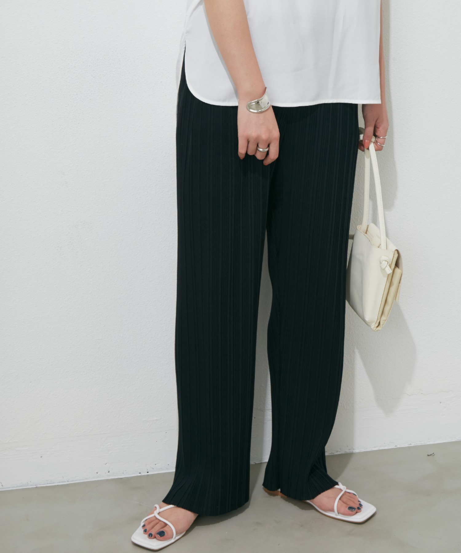 ランダムプリーツカットパンツ Aunt Marie S