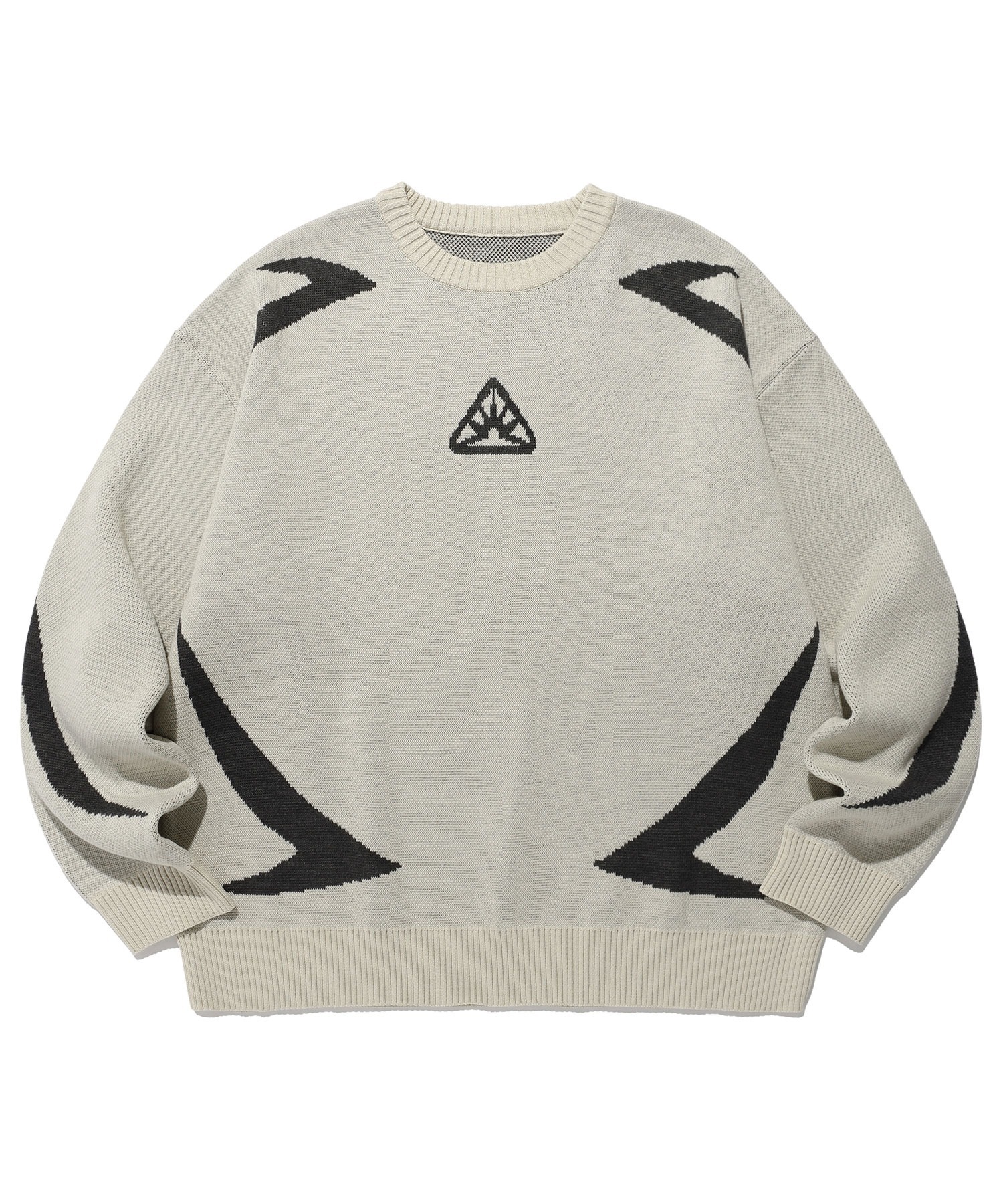 A'GEM/9 × .kom『ISTKUNST/イストクンスト』SPORTY SUNRISE LOGO KNIT