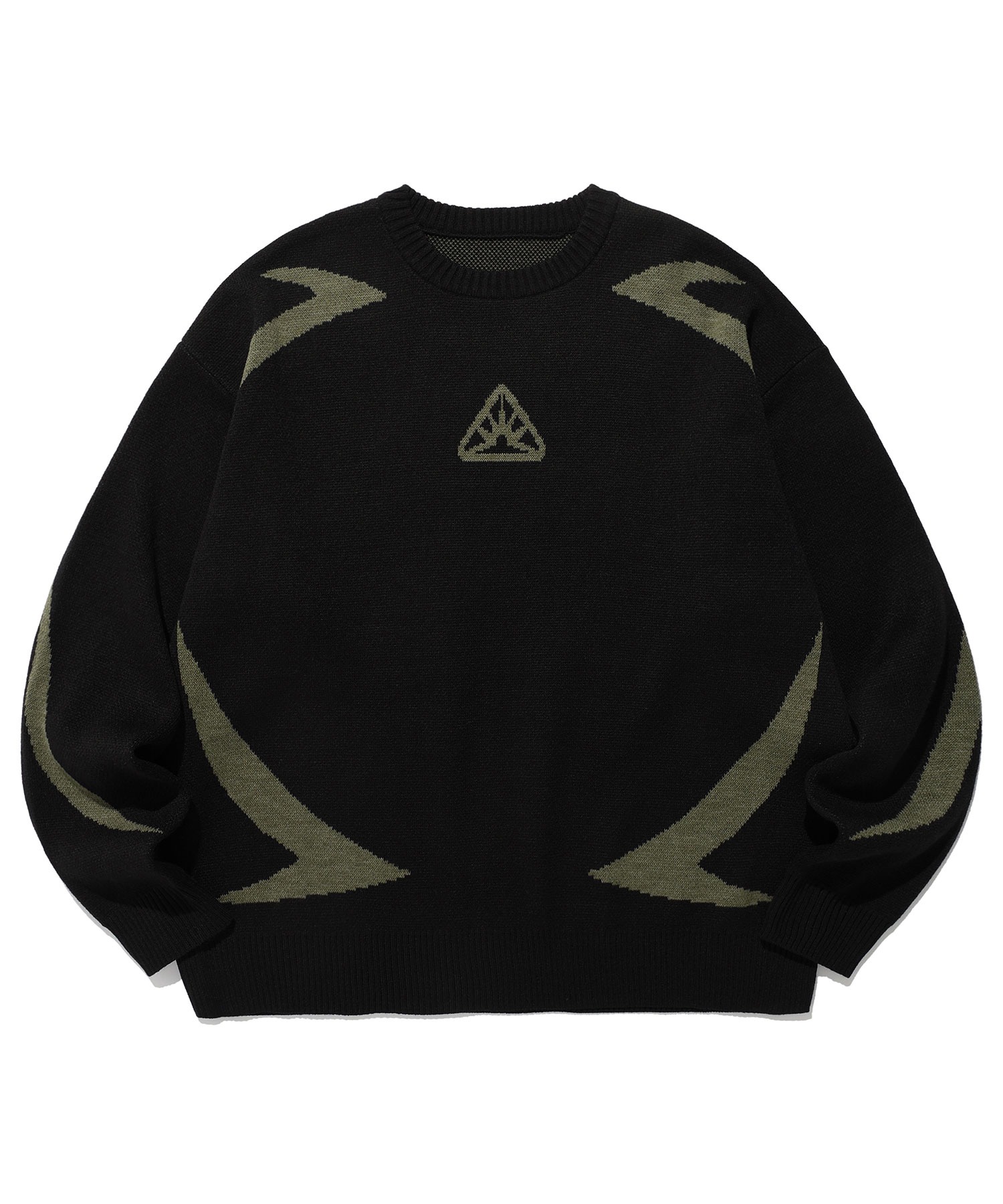 A'GEM/9 × .kom『ISTKUNST/イストクンスト』SPORTY SUNRISE LOGO KNIT