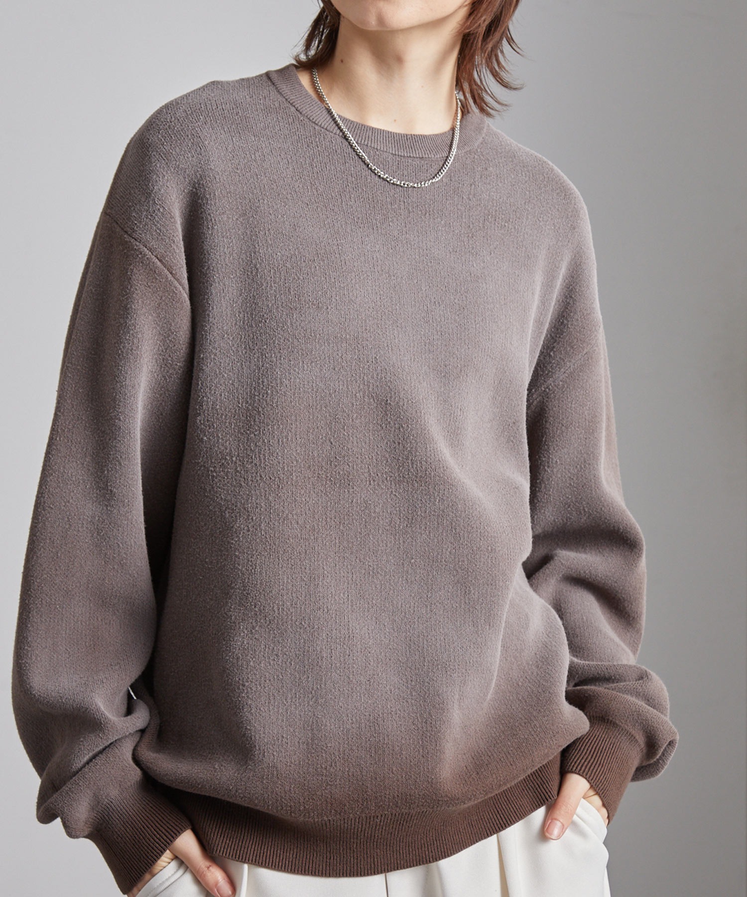 ヴィンテージライク スプレー加工 グラデーションオーバーサイズ