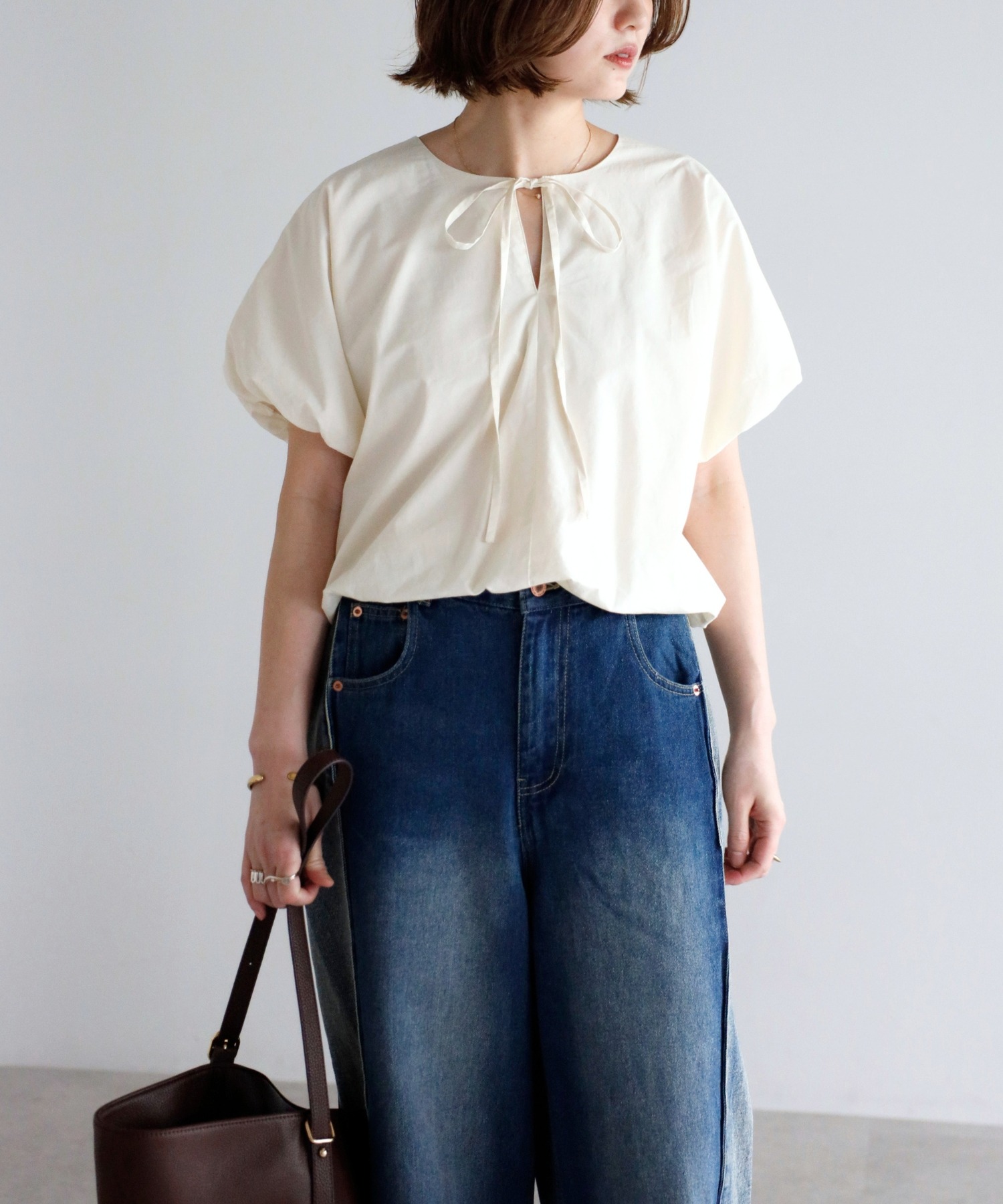 model：H158 着用サイズ：FREE
