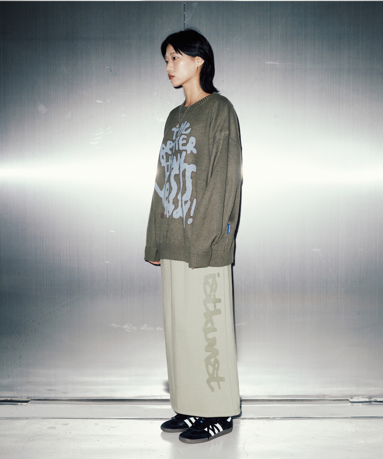 A'GEM/9 × .kom『ISTKUNST/イストクンスト』SCRIBBLE BTY KNIT