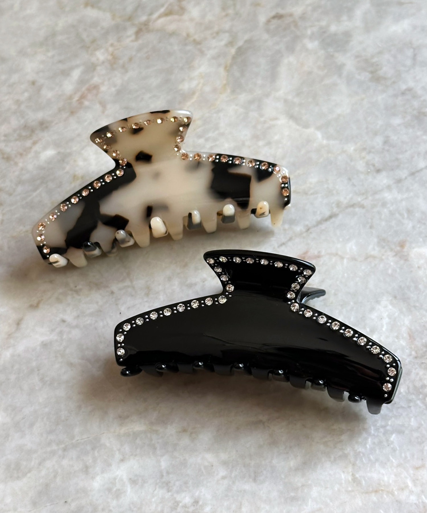 ワンカラーラインストーンヘアクリップ Emma Taylor│STYLEDOOR