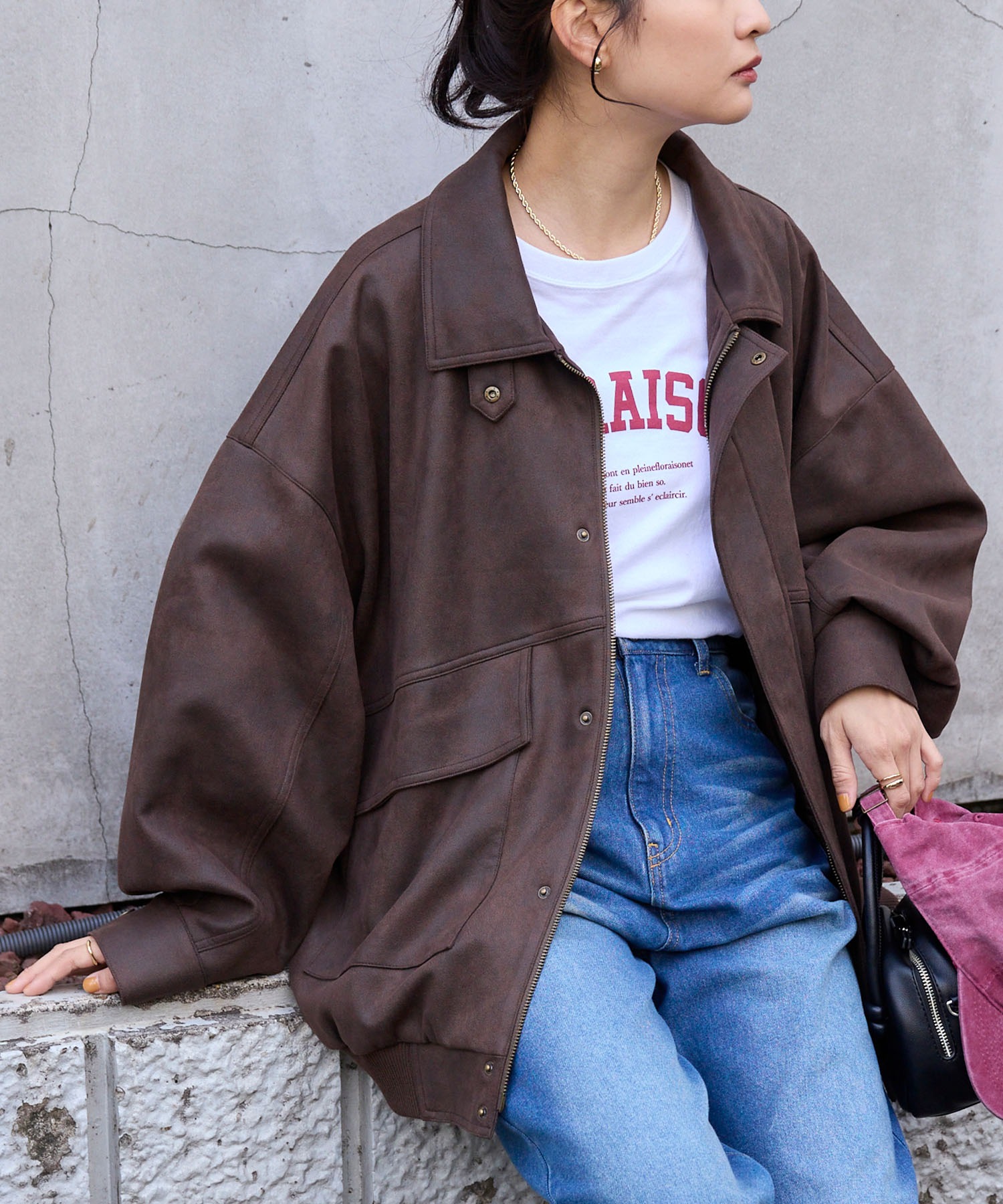 T*e様 THE PAUSE ブラックバルーンスリーブジャケット HYKE OXFORD BALLOON SLEEVE JACKET バルーンスリーブジャケット