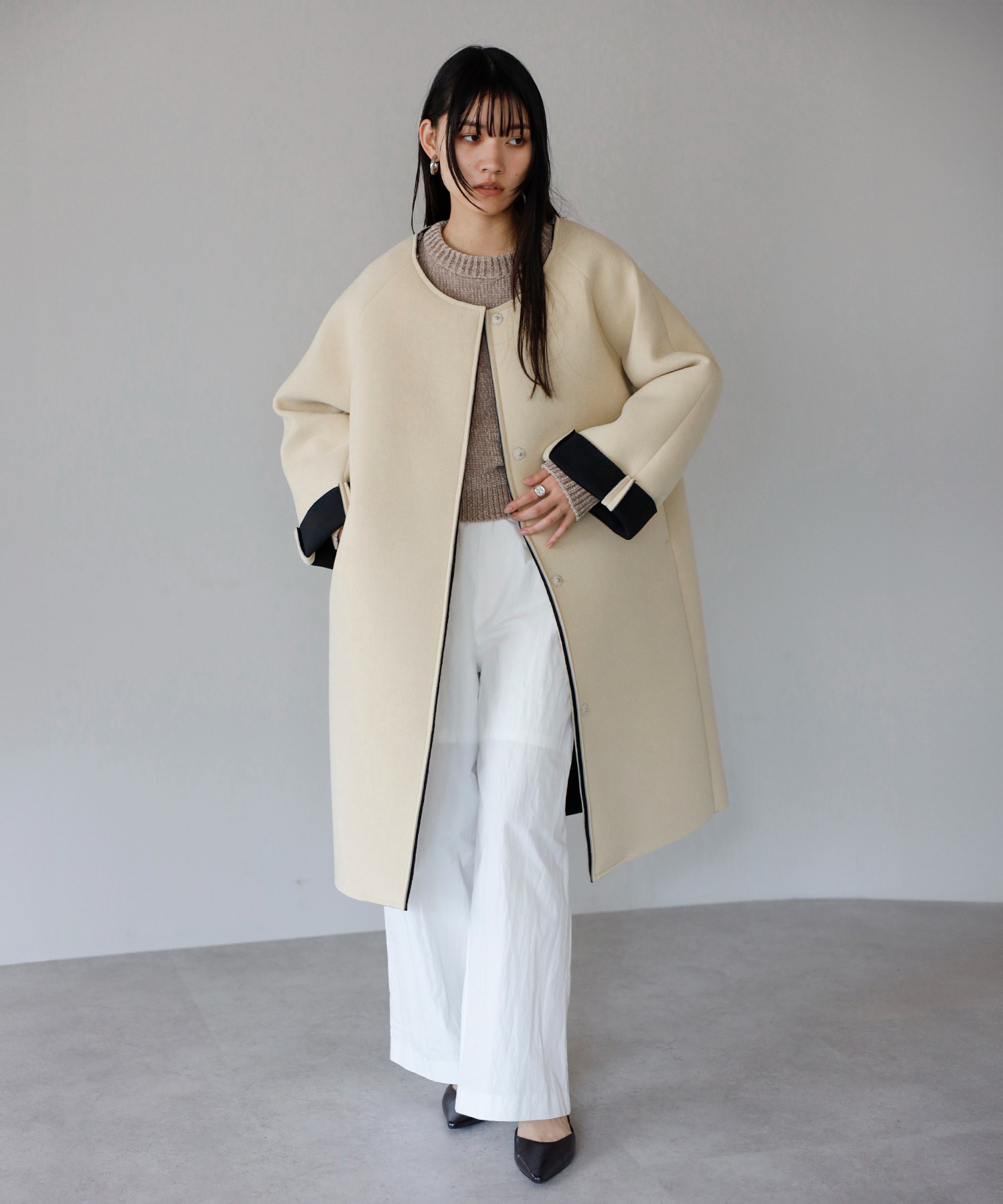 model：H167 着用サイズ：FREE