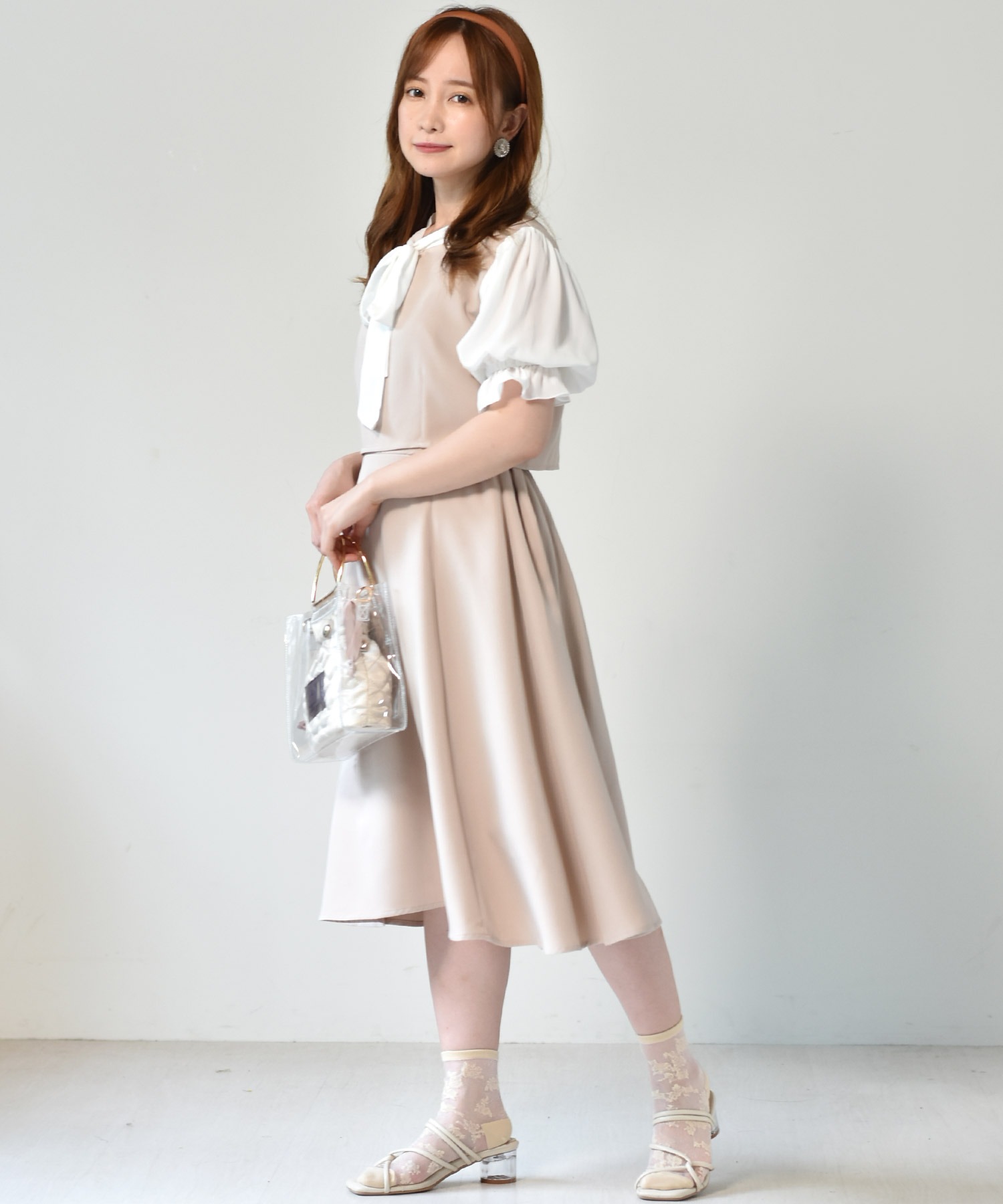 ドッキングボウタイワンピース Ems Excite Retro Girl Online Store レトロガールオンラインストア