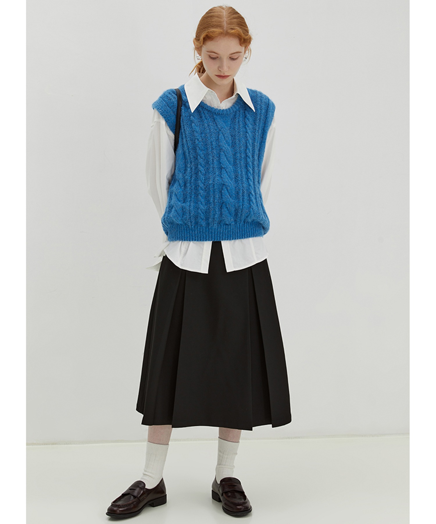 SEVEN BY SEVEN ケーブルニットベスト KNIT | SEVEN BY SEVEN