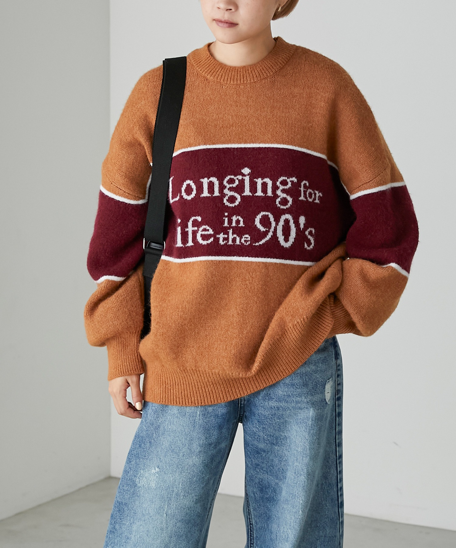 forksy.】ロゴニットプルオーバー forksy.│MONO-MART [モノマート