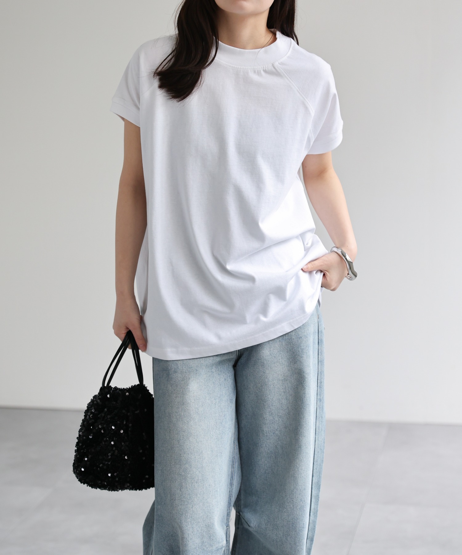 model：156cm 着用サイズ：FREE