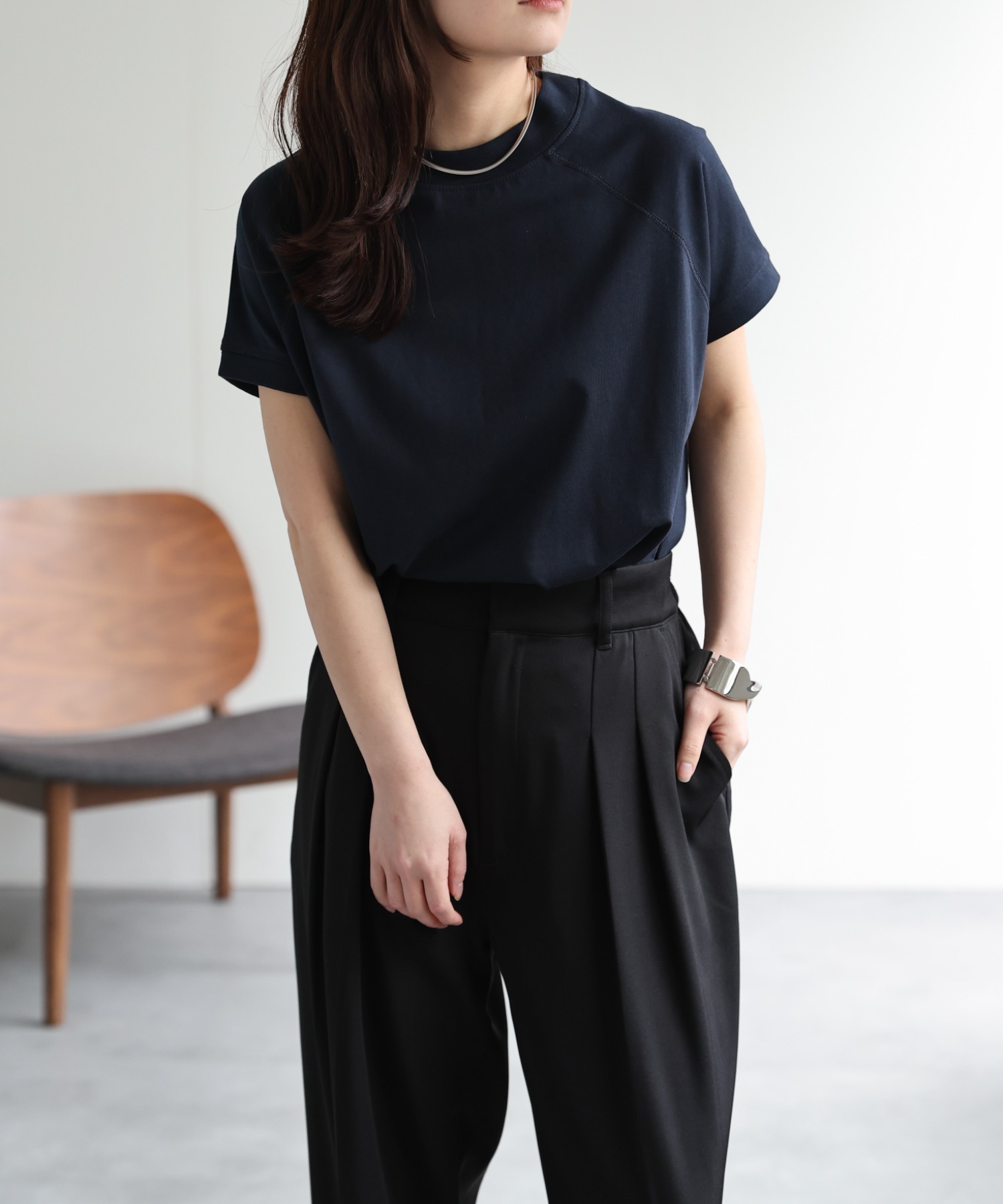 model：156cm 着用サイズ：FREE