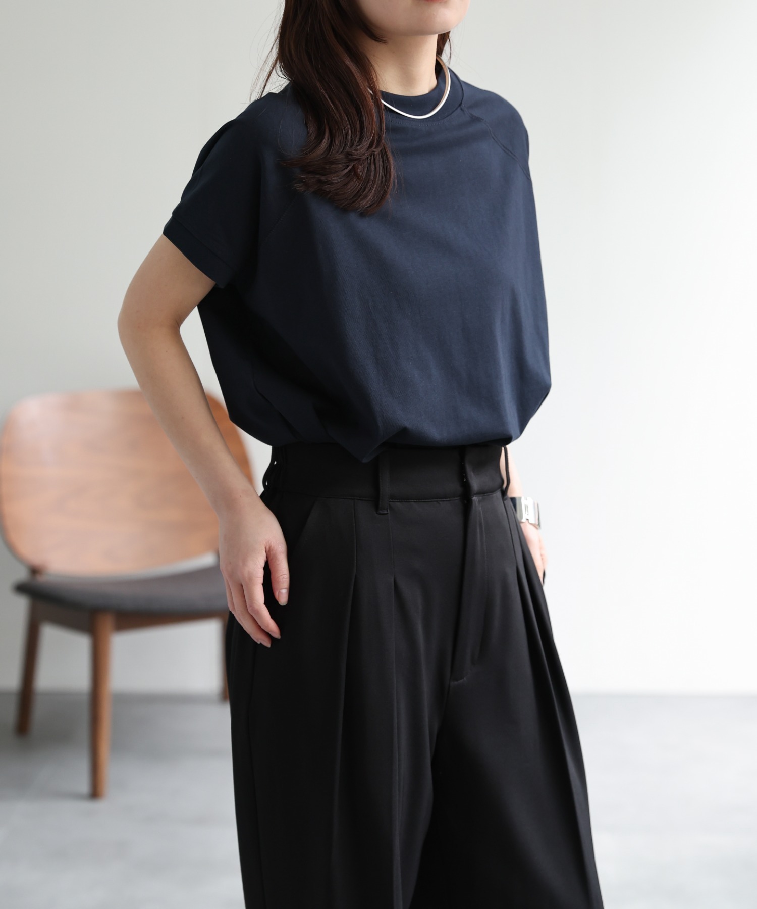 model：156cm 着用サイズ：FREE