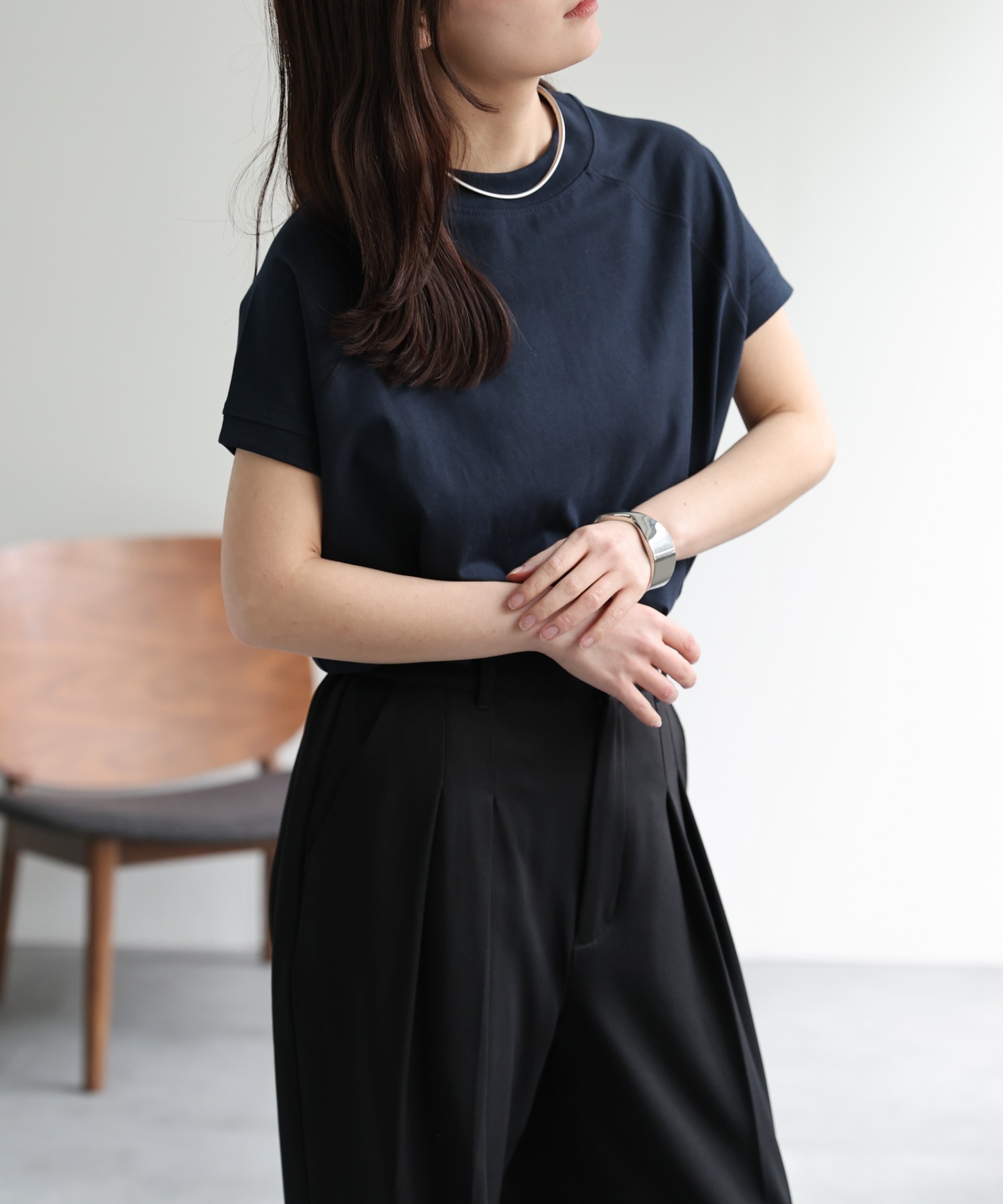 model：156cm 着用サイズ：FREE