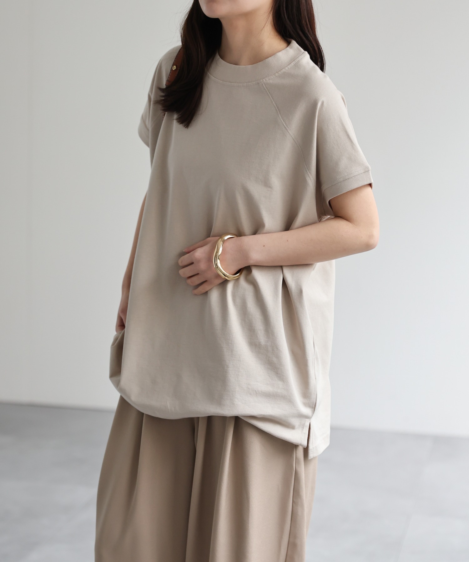 model：156cm 着用サイズ：LARGE