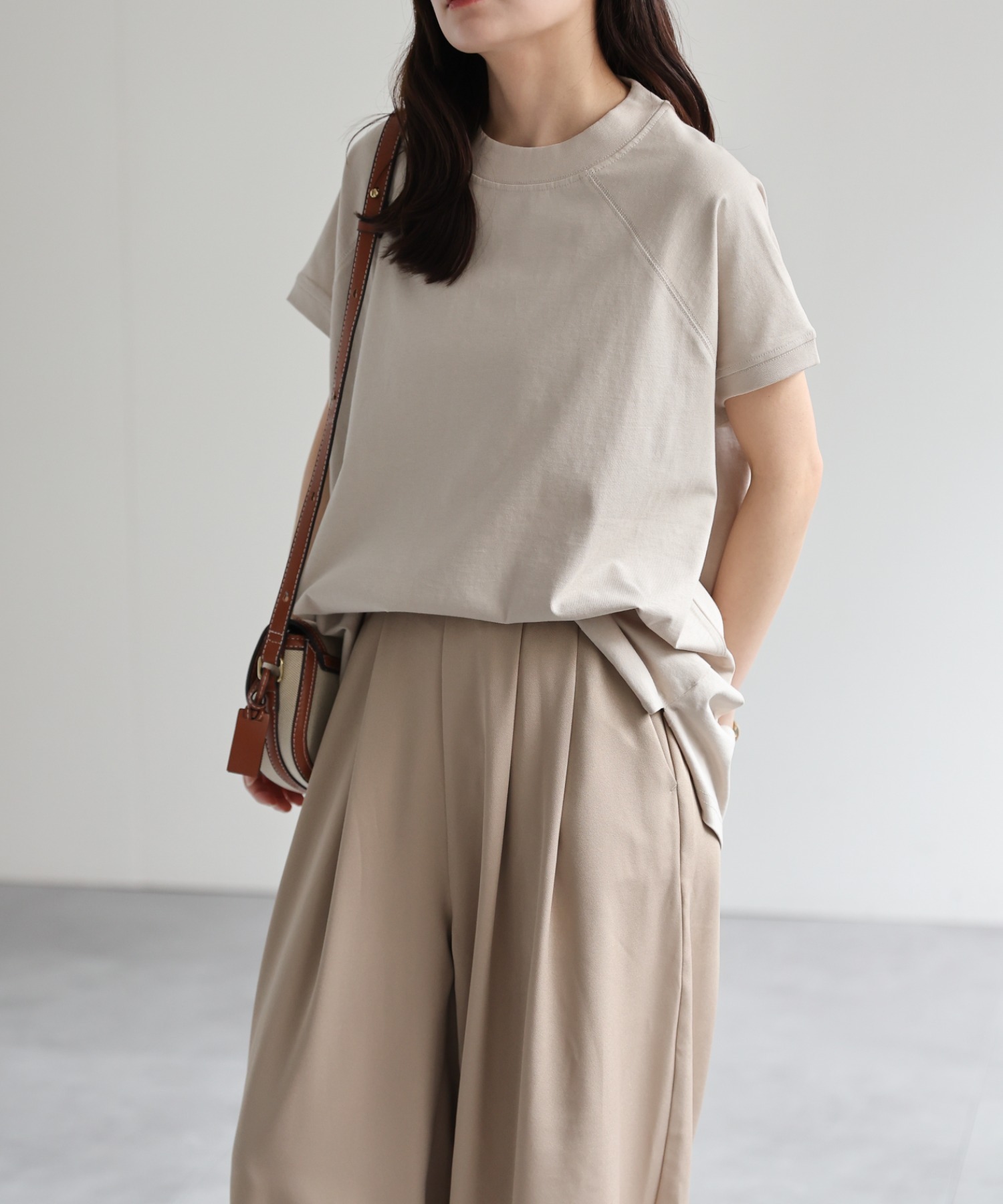 model：156cm 着用サイズ：LARGE