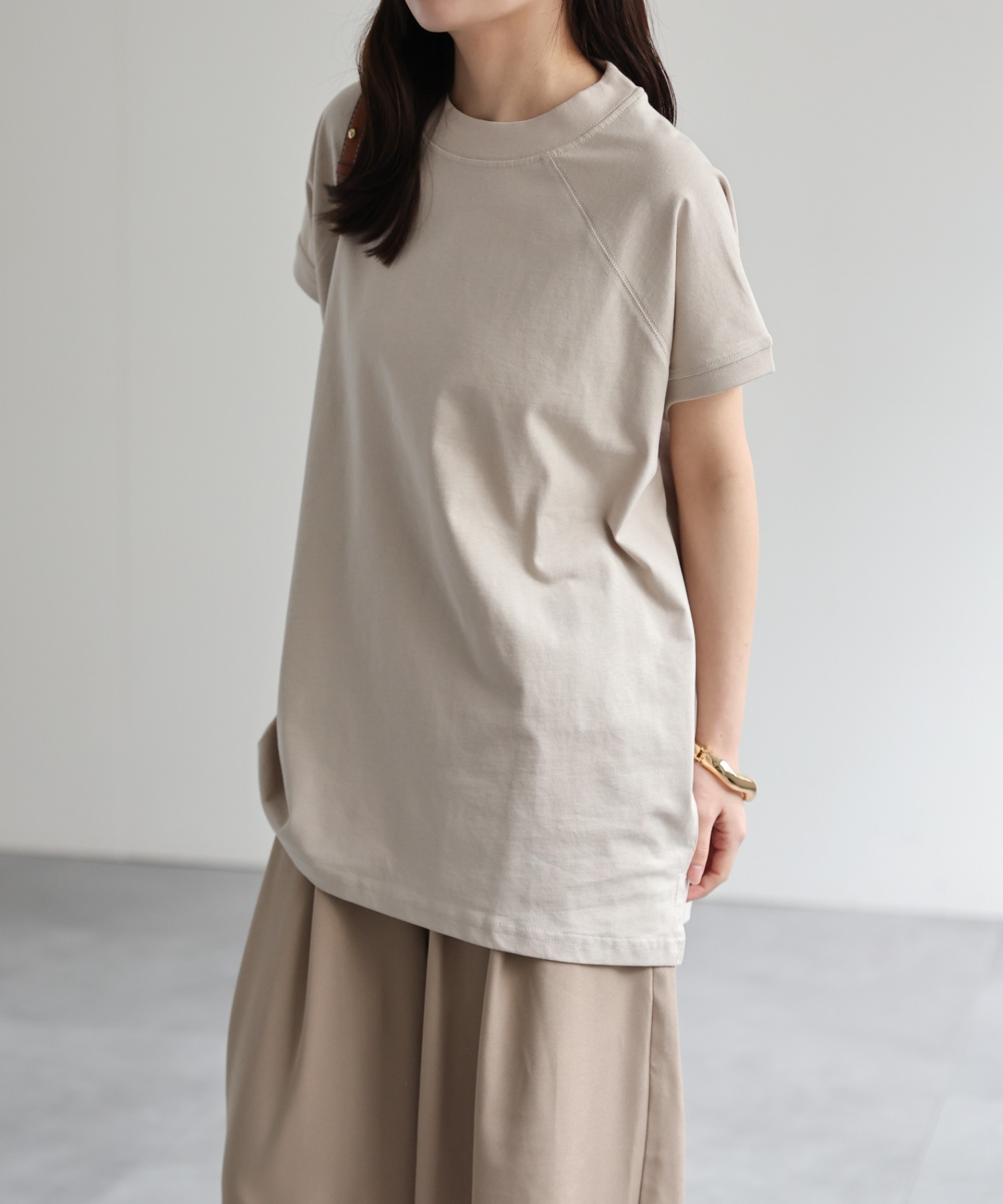 model：156cm 着用サイズ：LARGE