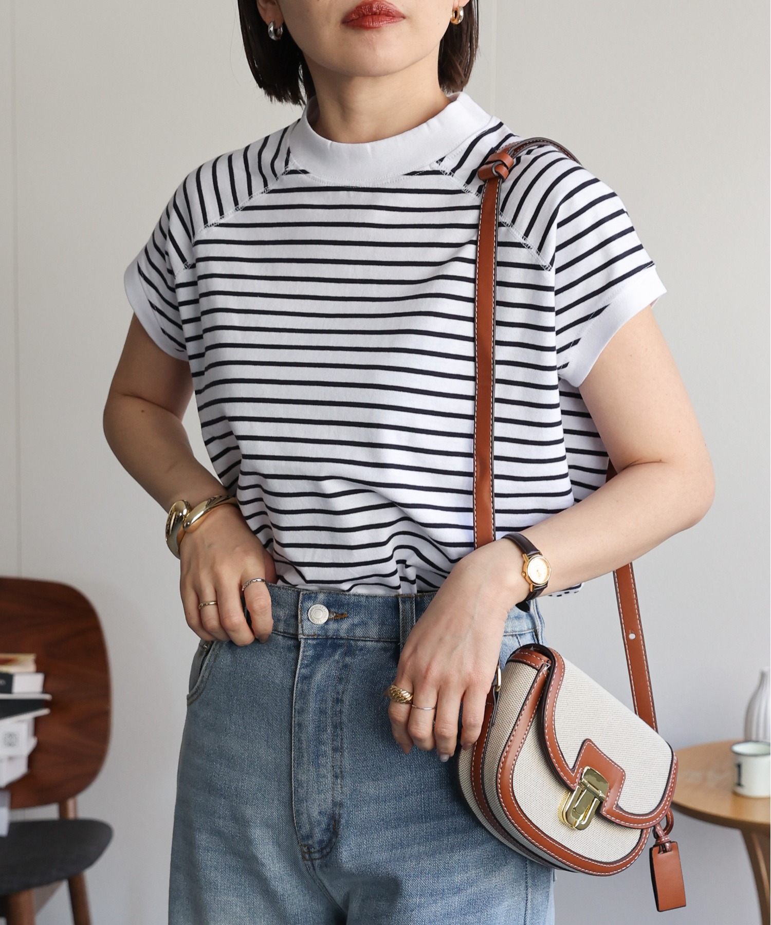 model:162㎝　着用サイズ:FREE