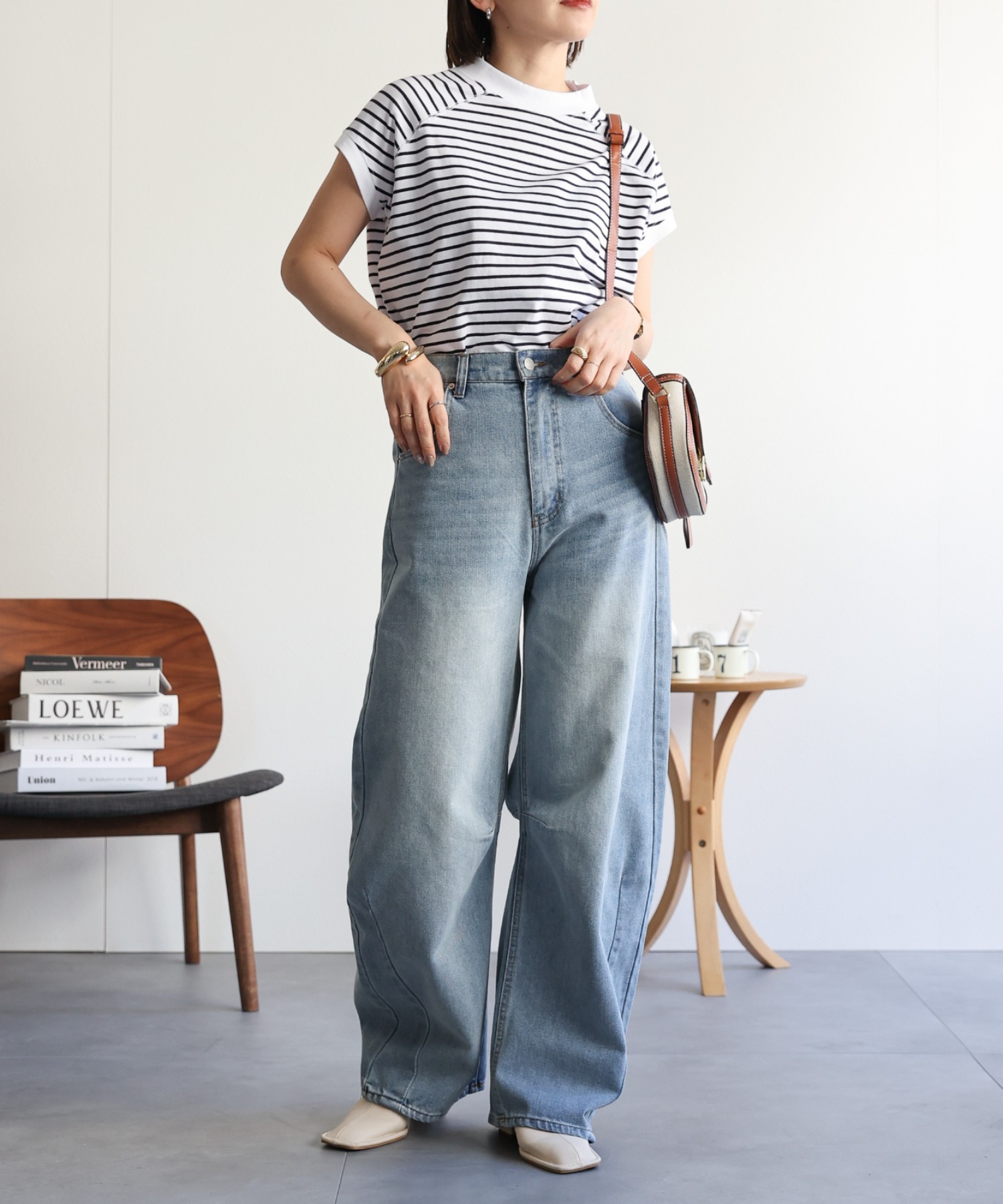 model:162㎝　着用サイズ:FREE