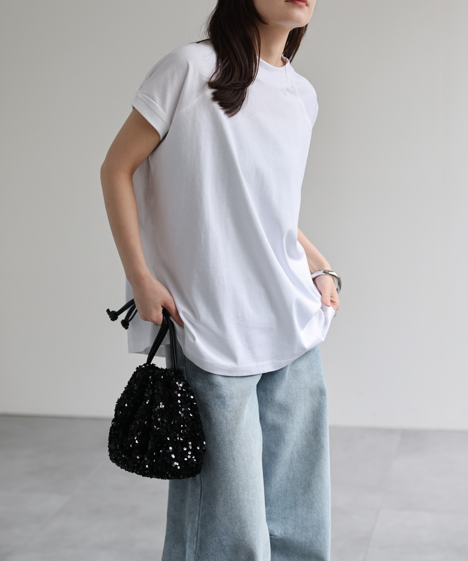 model：156cm 着用サイズ：FREE
