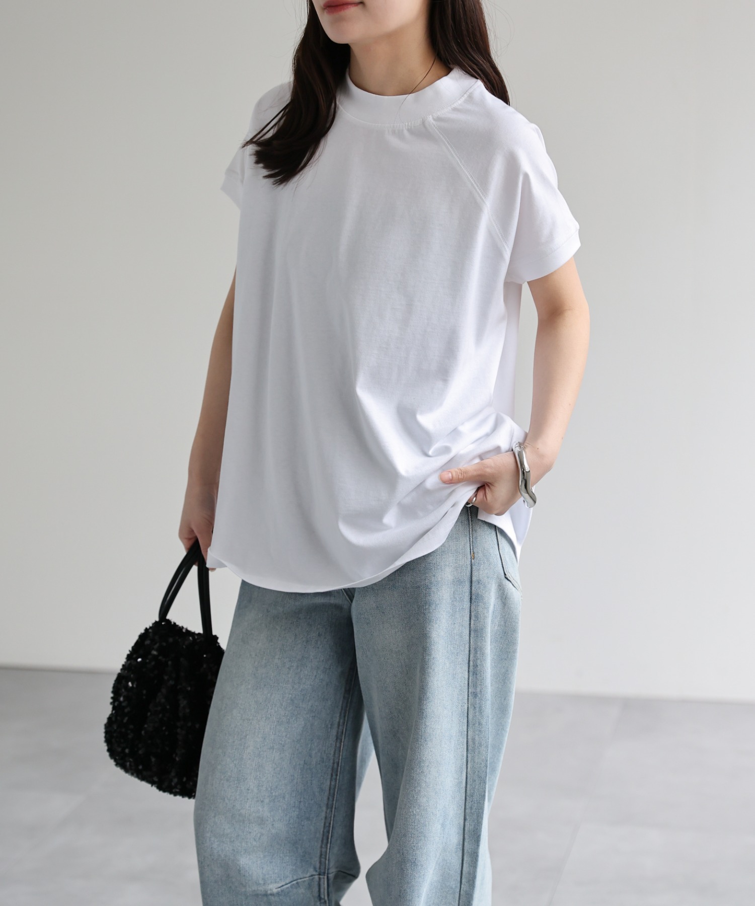 model：156cm 着用サイズ：FREE