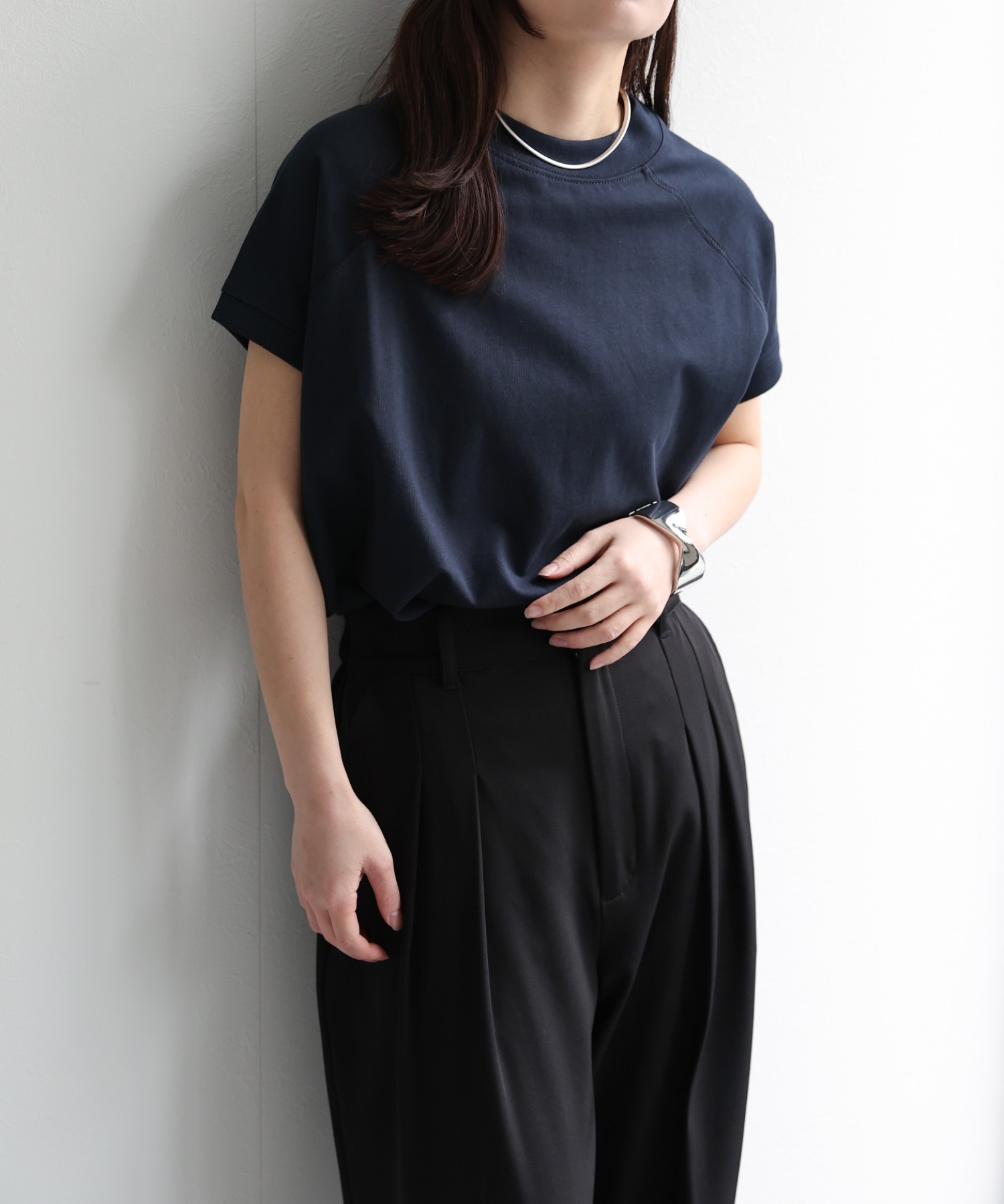 model：156cm 着用サイズ：FREE