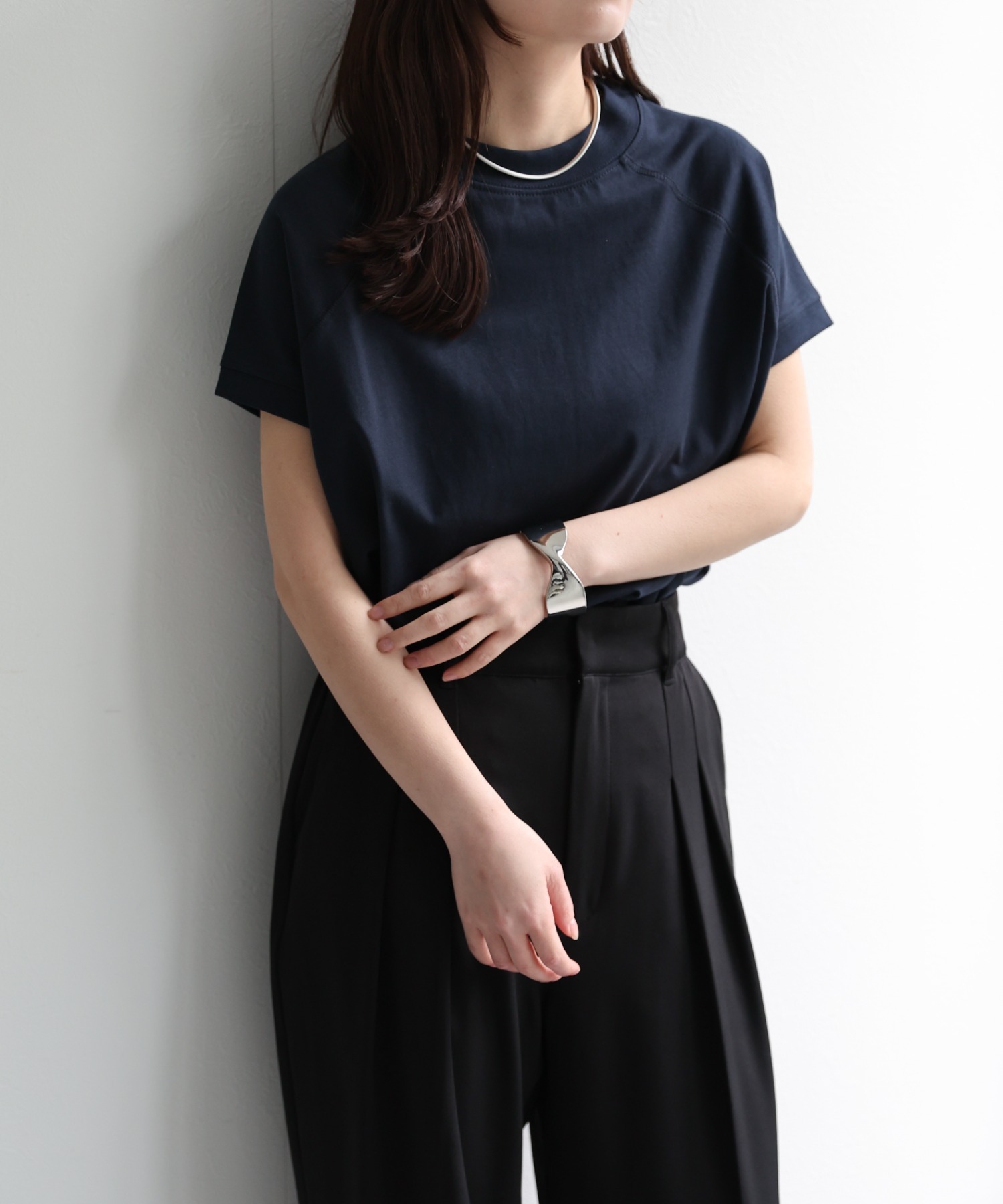 model：156cm 着用サイズ：FREE