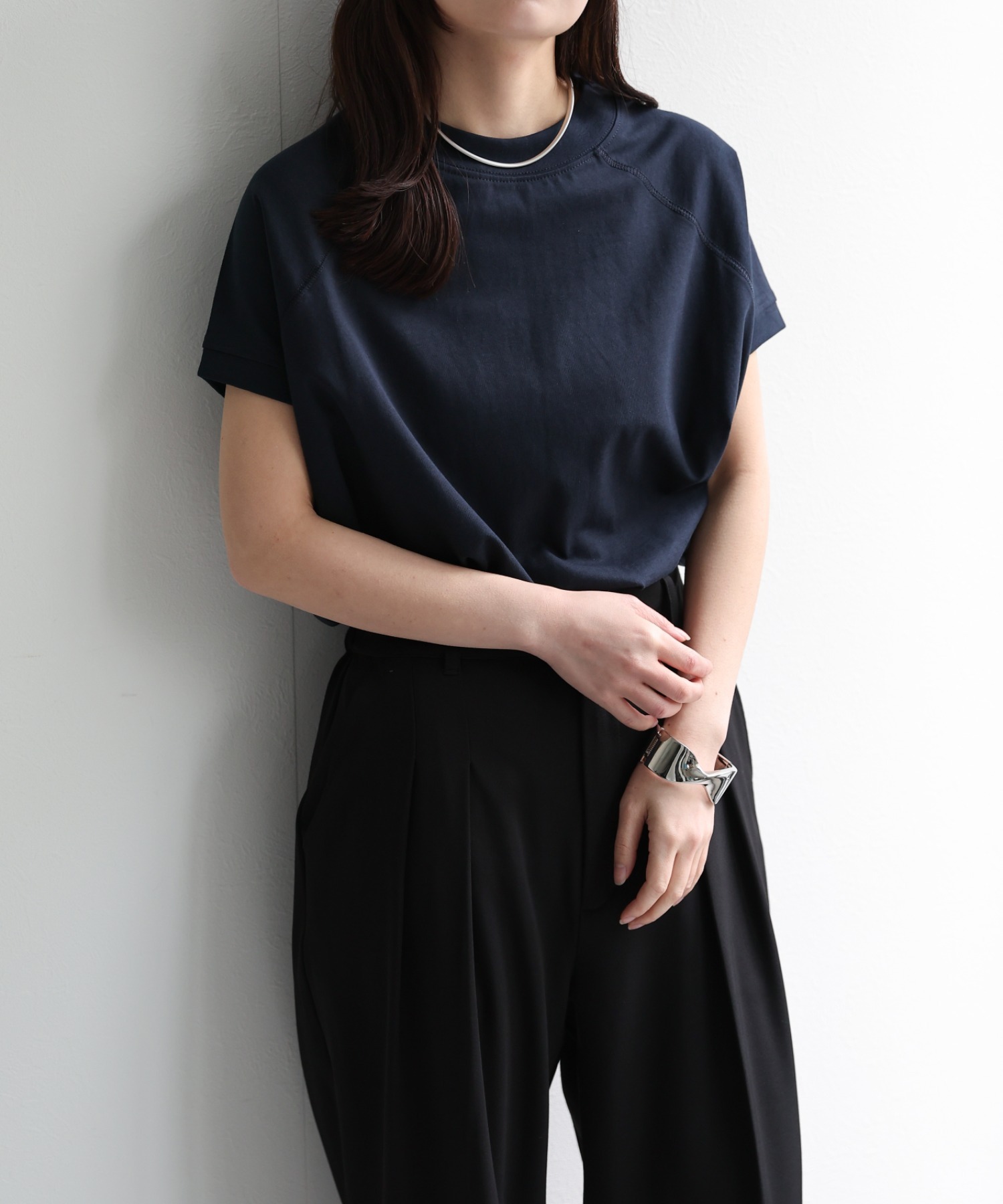 model：156cm 着用サイズ：FREE