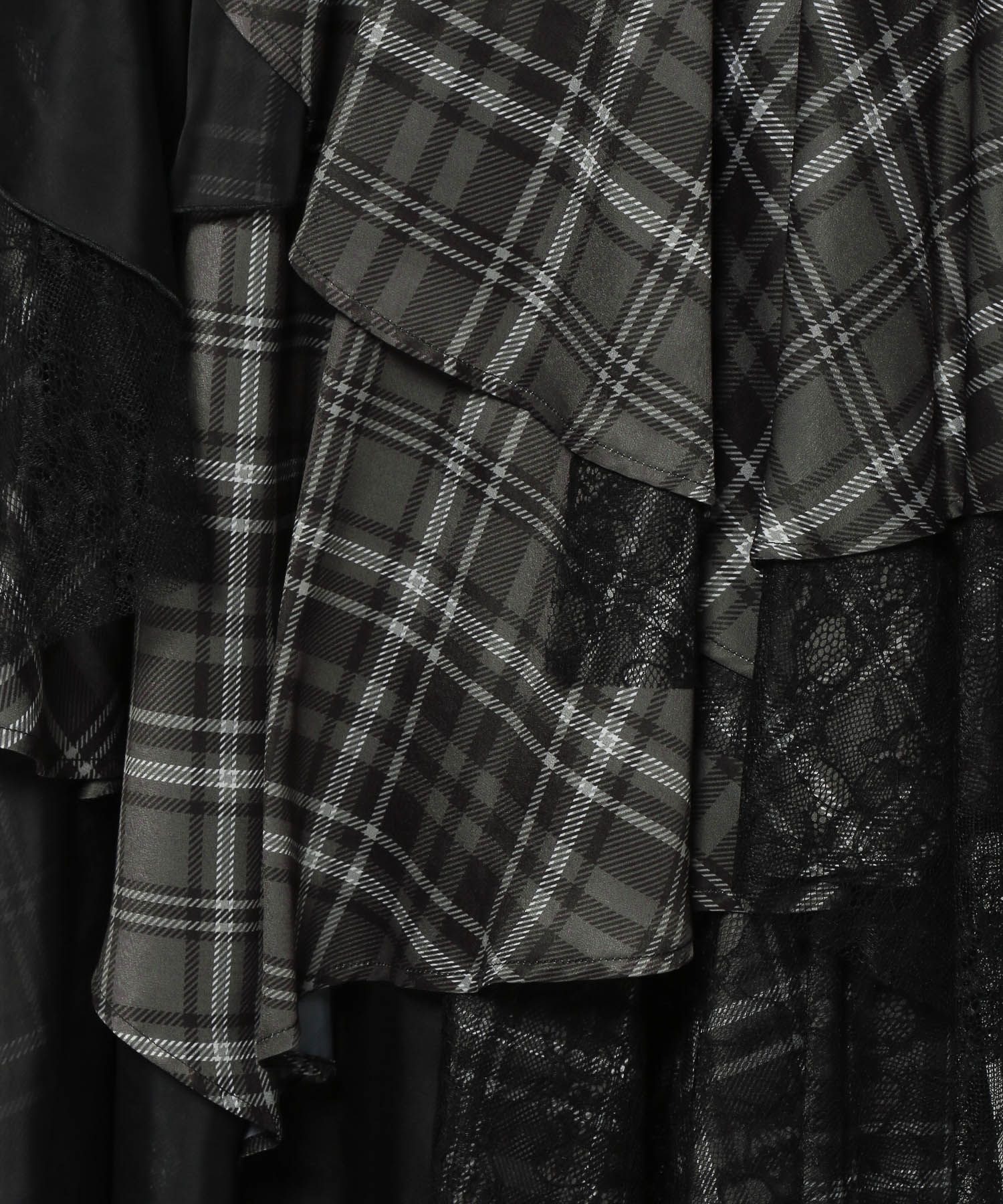 MIXチェックランダムスカート(HARE)