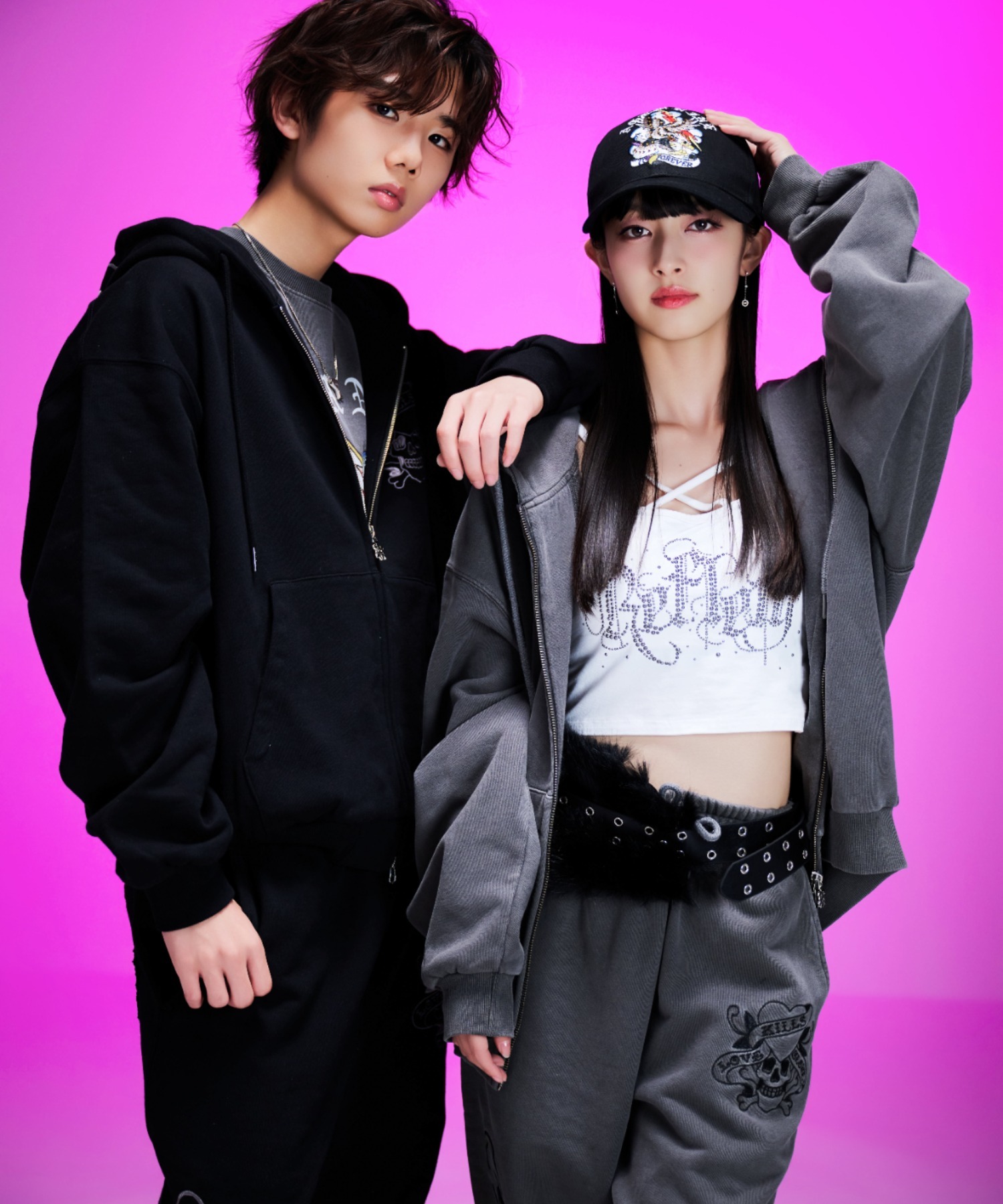 A'GEM/9 × .kom 『A'GEM/9/エージェムナイン』 Ed Hardy エンジェルZIP