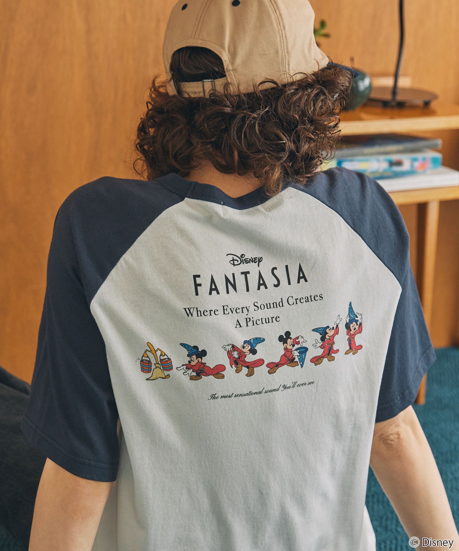 ☆Disneyland限定☆男女兼用 ファンタジアミッキー Tシャツ FREAK'S STORE/DISNEY/ディズニー/『ファンタジア』/ポスター